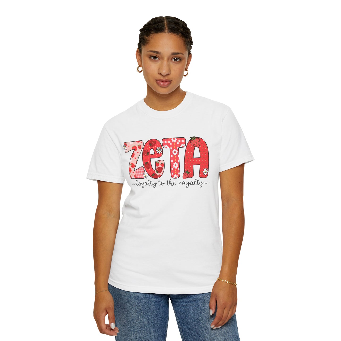 ZTALoyalty T-Shirt, Unisex Garment-Dyed Tee, Perfect for Sorority Events, Greek Life Apparel, Custom Festive Shirt, Everyday Casual Wear