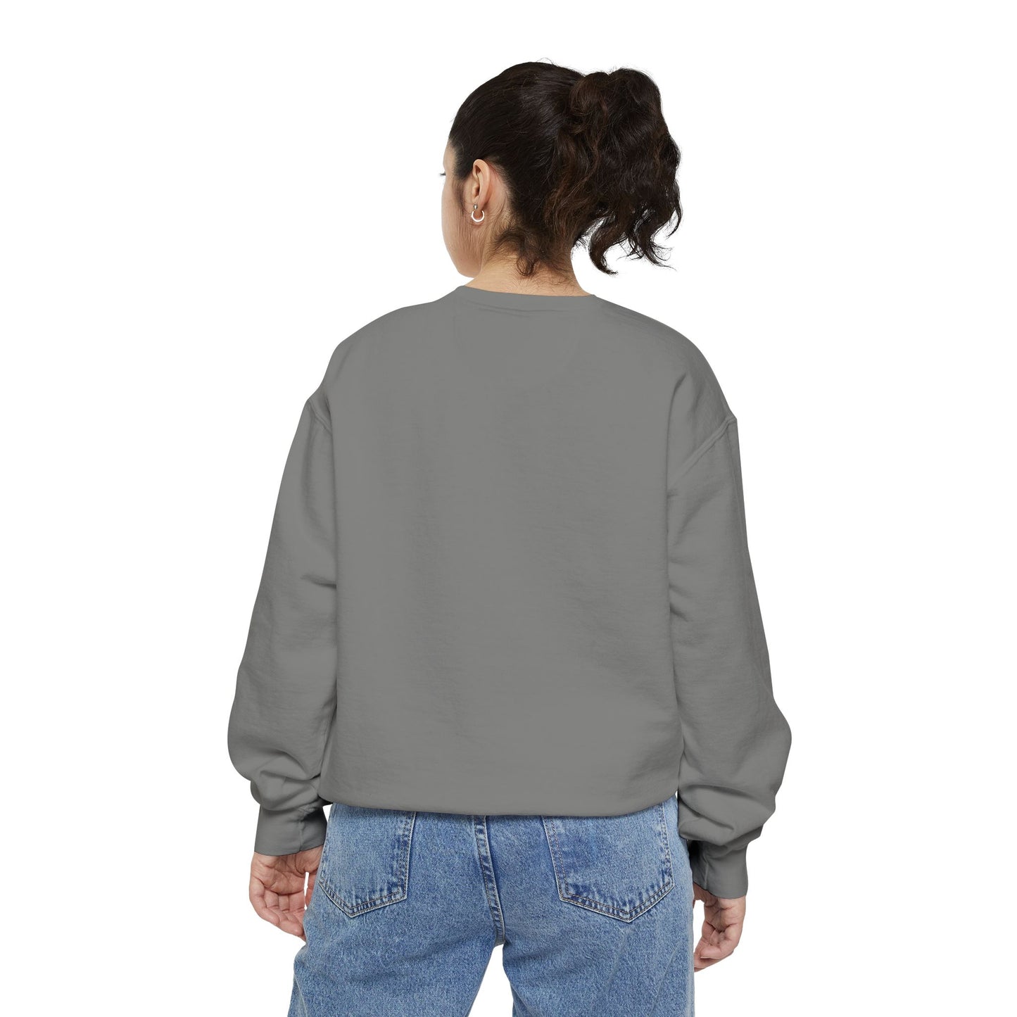 AlphaChi Garment-Dyed Sweatshirt, Sorority Sweatshirt, Personalized Gift, College Apparel, Comfortable Crewneck, Trendy Fashion