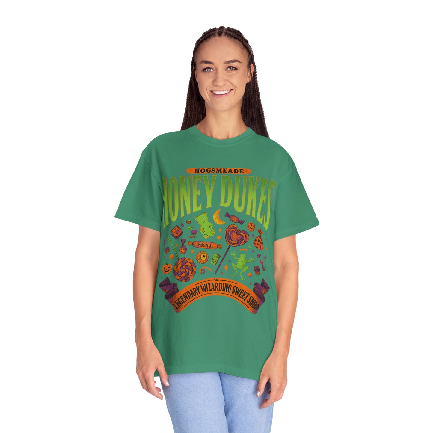 Honey Dukes Wizarding T-Shirt | Unisex Garment-Dyed Tee, Perfect for Fans, Gifts, Celebrations, Cosplay, and Everyday Wear