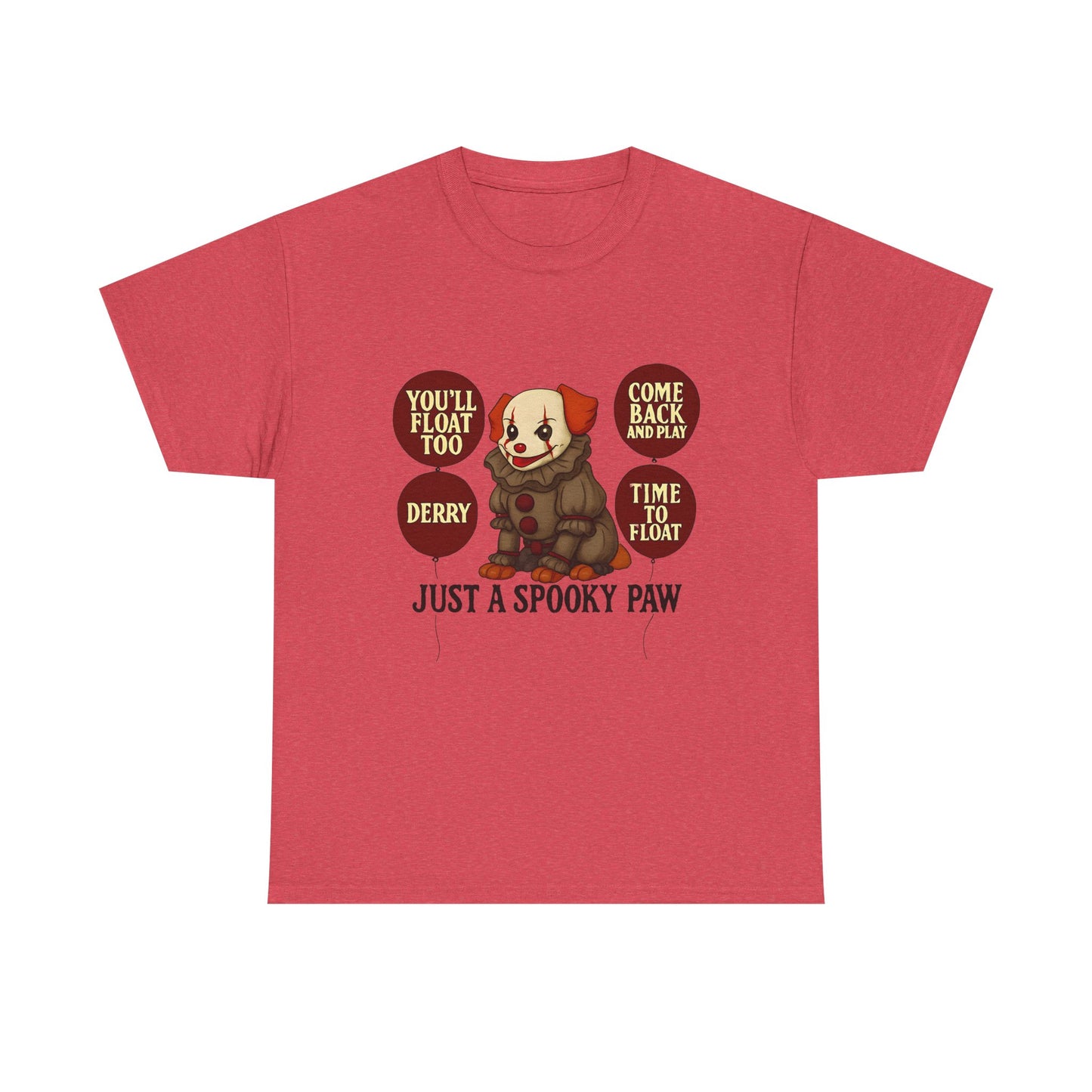 Spooky Dog Tee Clown Pup Pennywise