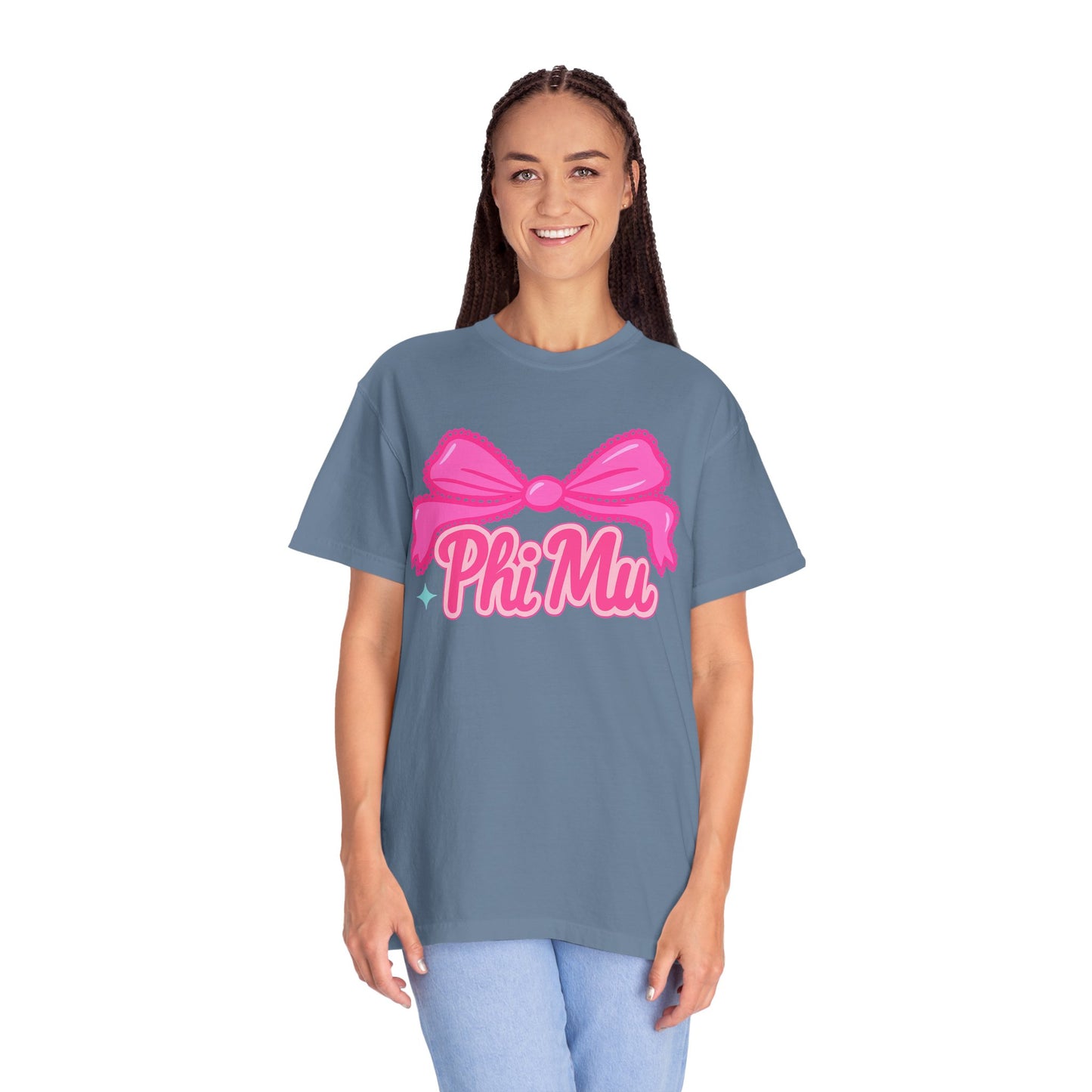 PhiMu Bow Pink Sorority T-Shirt