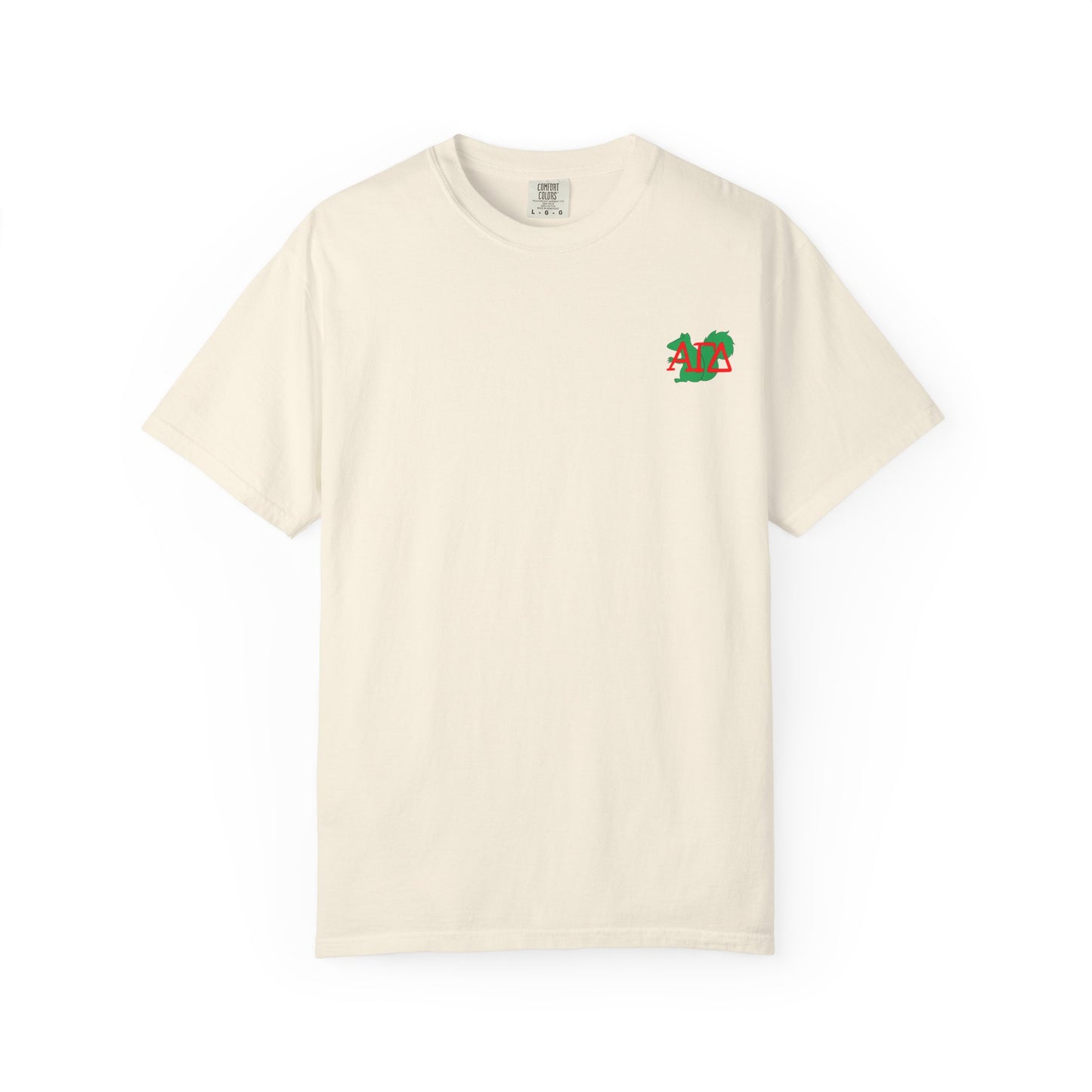 AGD Charming Sorority T-Shirt, Squirrel Design, Unisex Apparel, Perfect Gift, Casual Wear, College Life, Greek Life, Fraternity Events