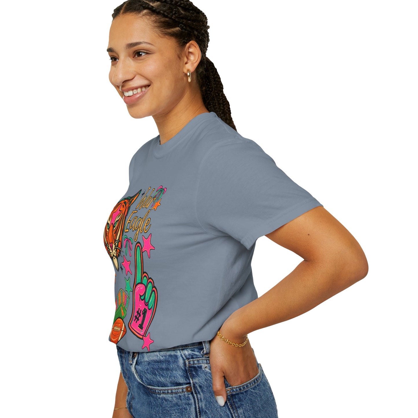 Vintage Preppy Tiger Football Game Day Unisex T-shirt