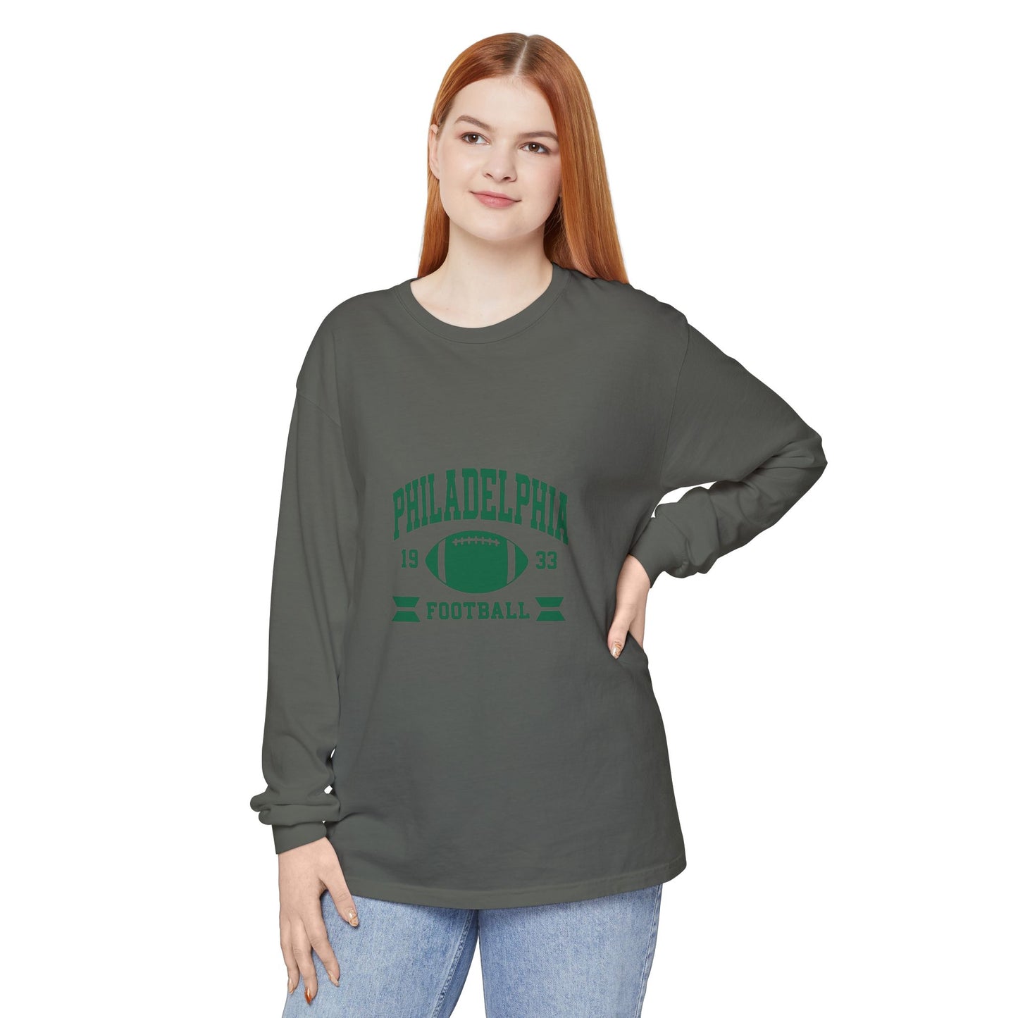 Vintage Philadelphia Football Long Sleeve T-Shirt