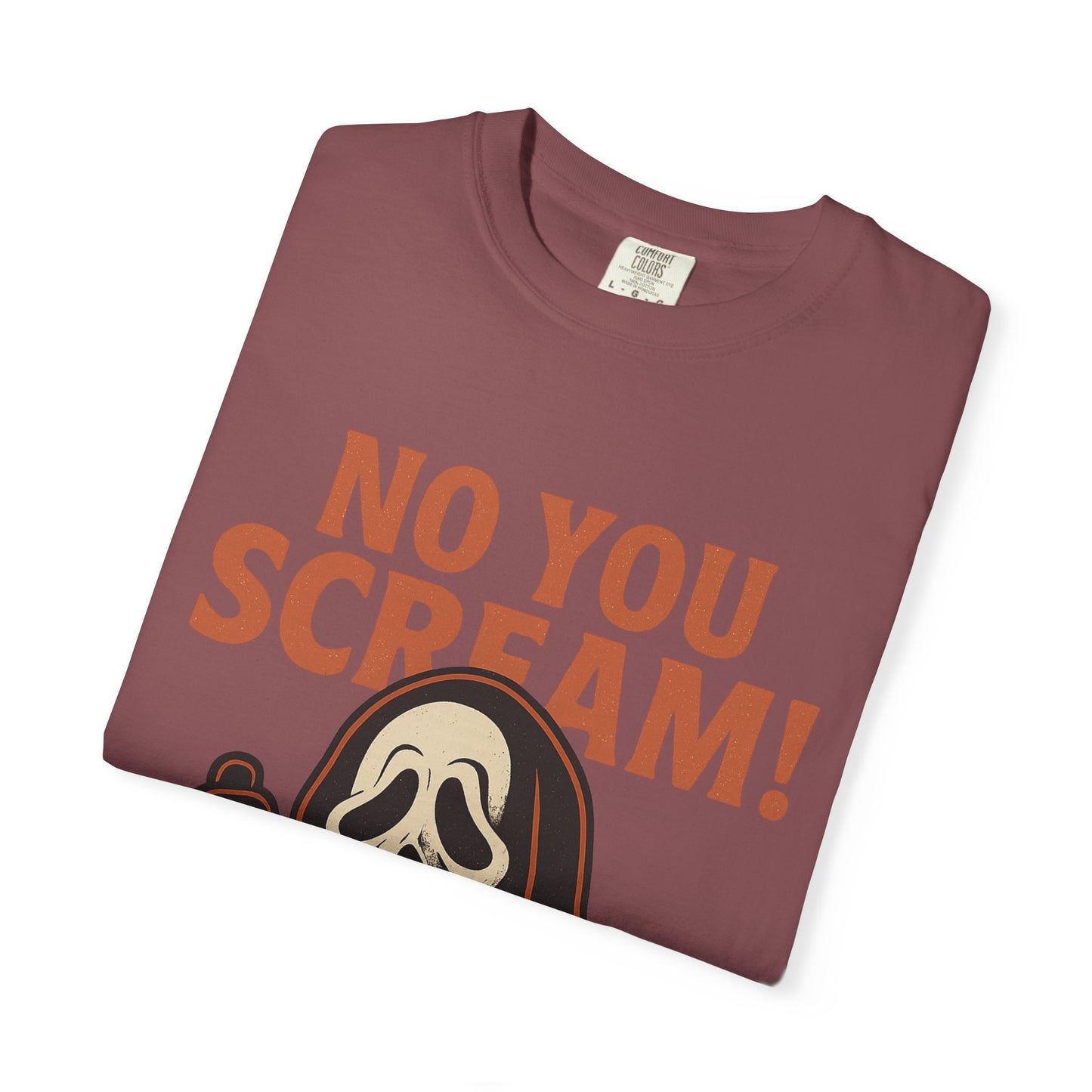 Unisex Horror-Themed T-shirt | Fun Scream Design for Halloween, Costume Parties, Movie Nights, Gift for Horror Fans