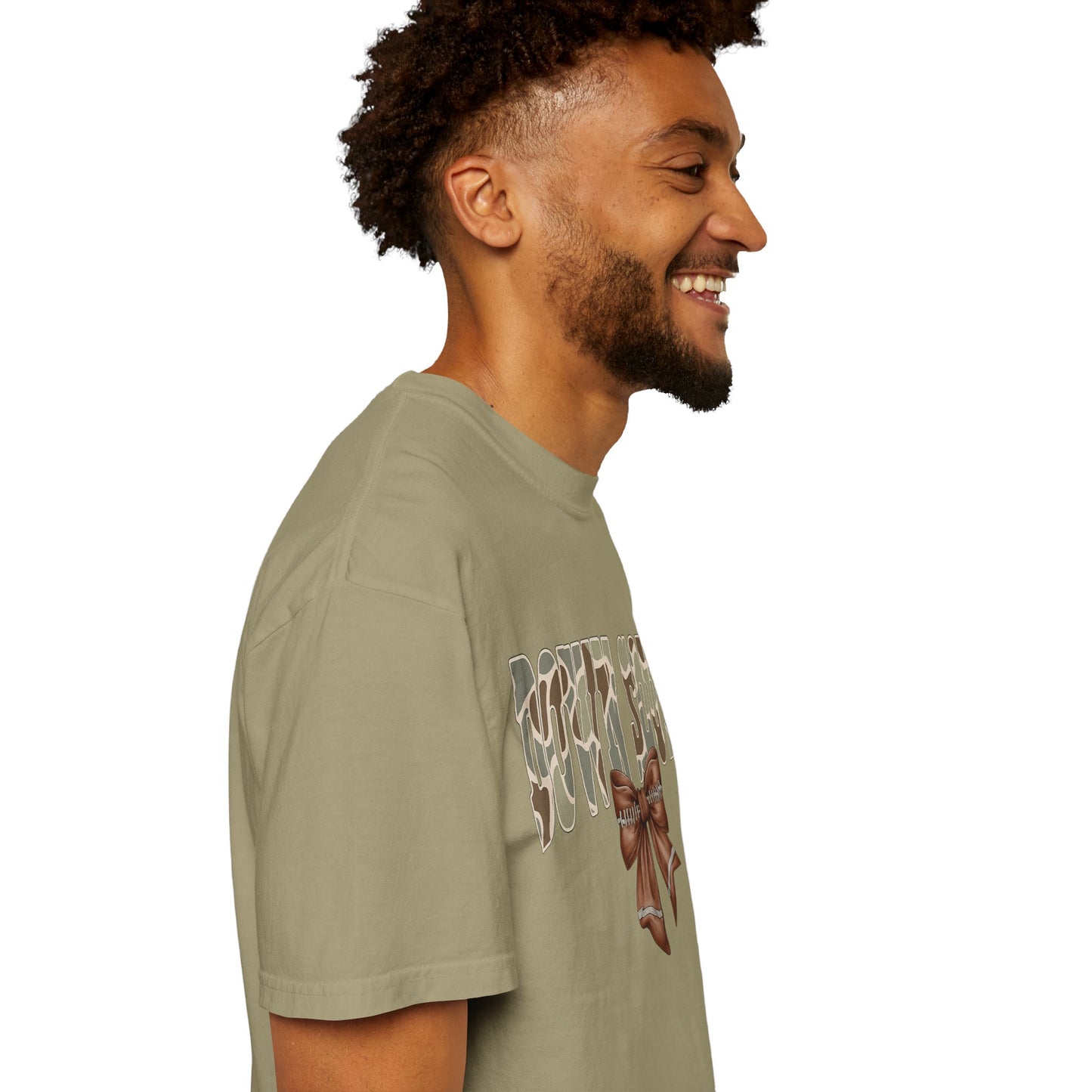 Camo Bow Graphic Tee - Trendy Apparel for Casual Outings and Birthdays