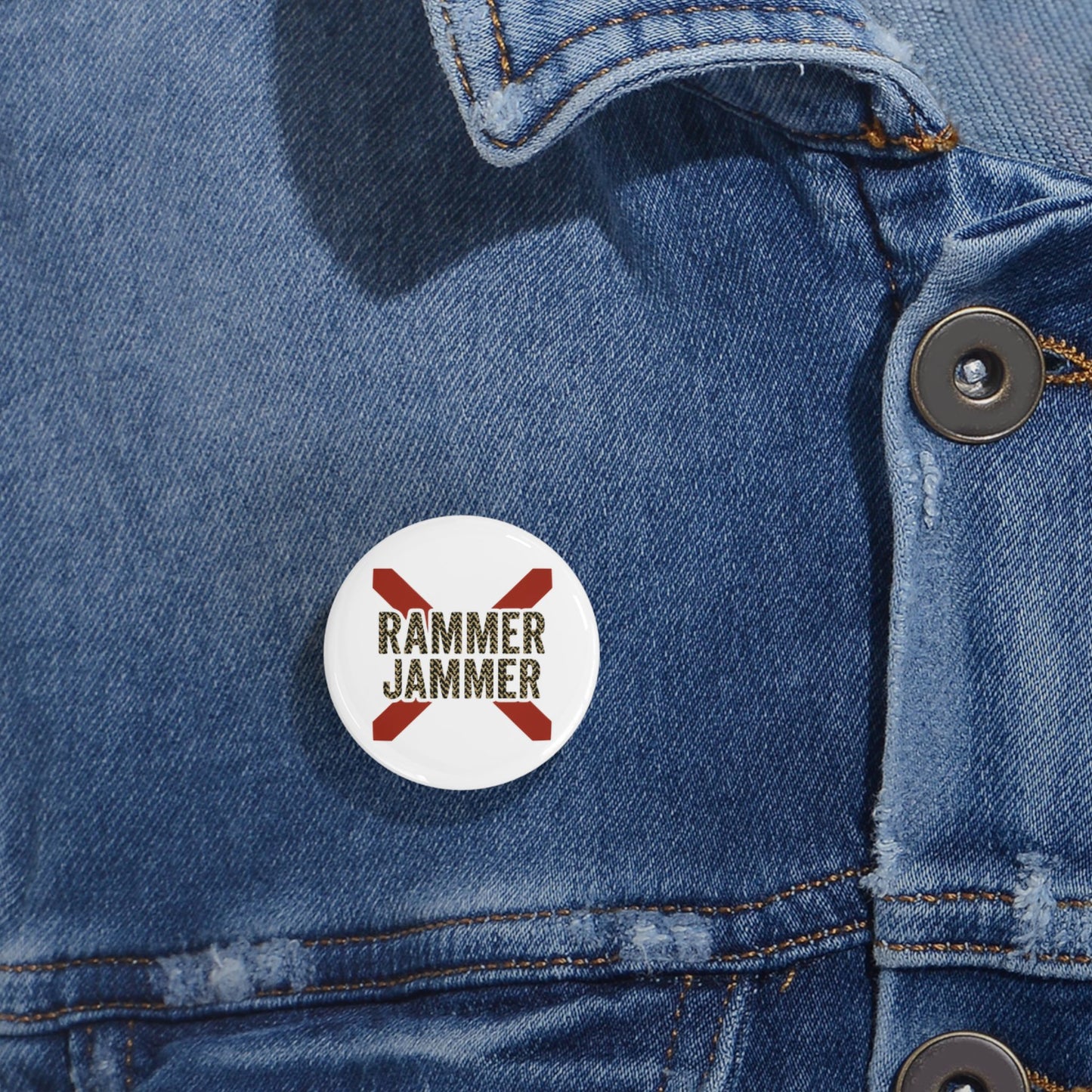 Round Pins - Rammer Jammer Alabama Game Day