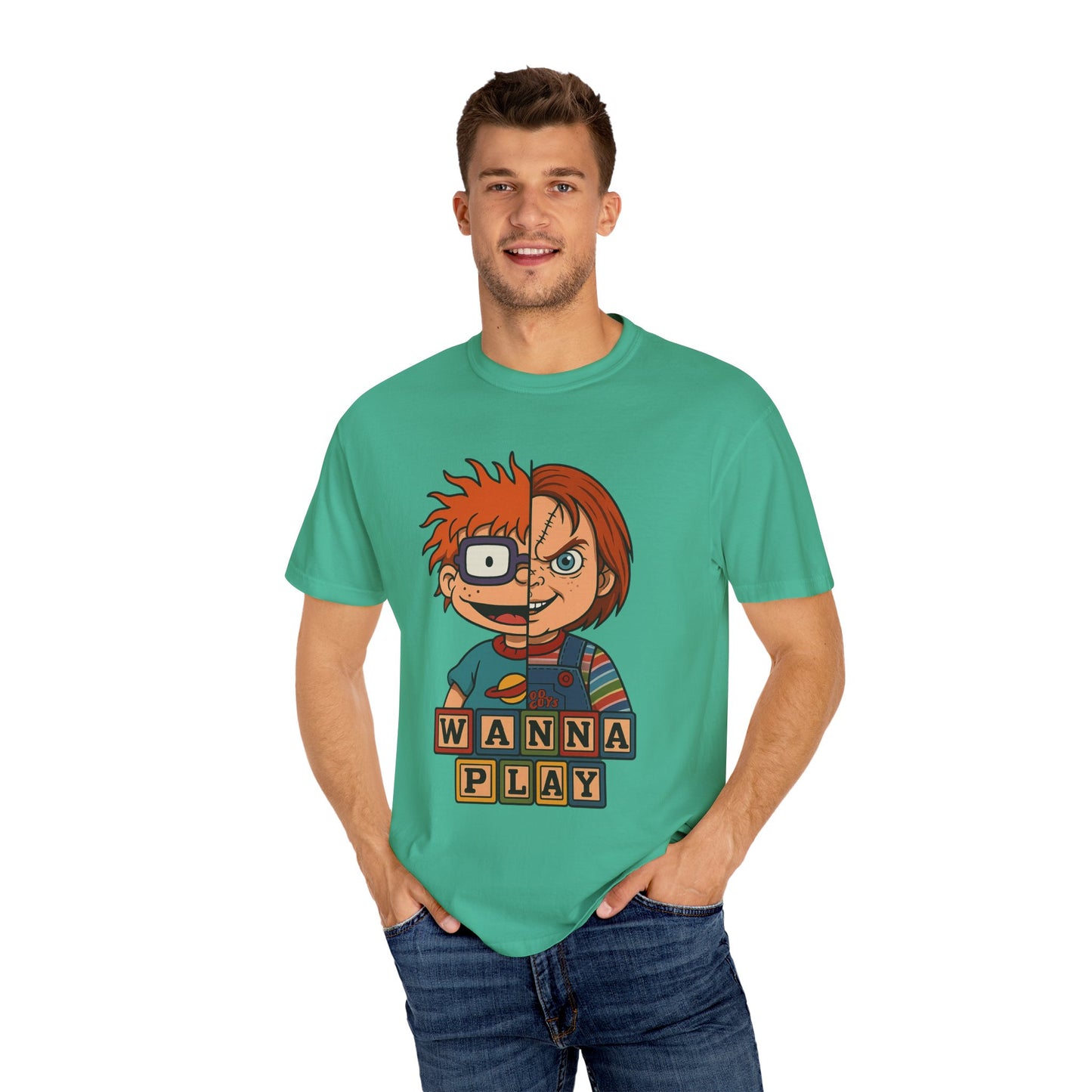 Two Faced Halloween Chucky-Inspired Unisex T-Shirt