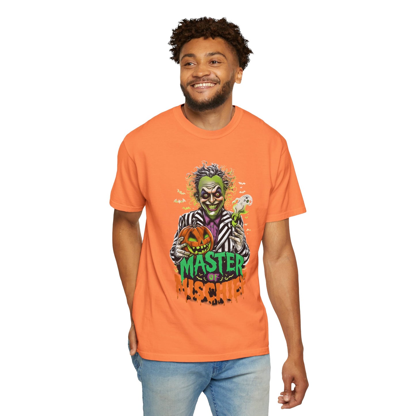 Master of Mischief Unisex T-Shirt, Halloween Party Shirt, Costume Tee, Spooky Gift, Fall Apparel, Graphic Tee