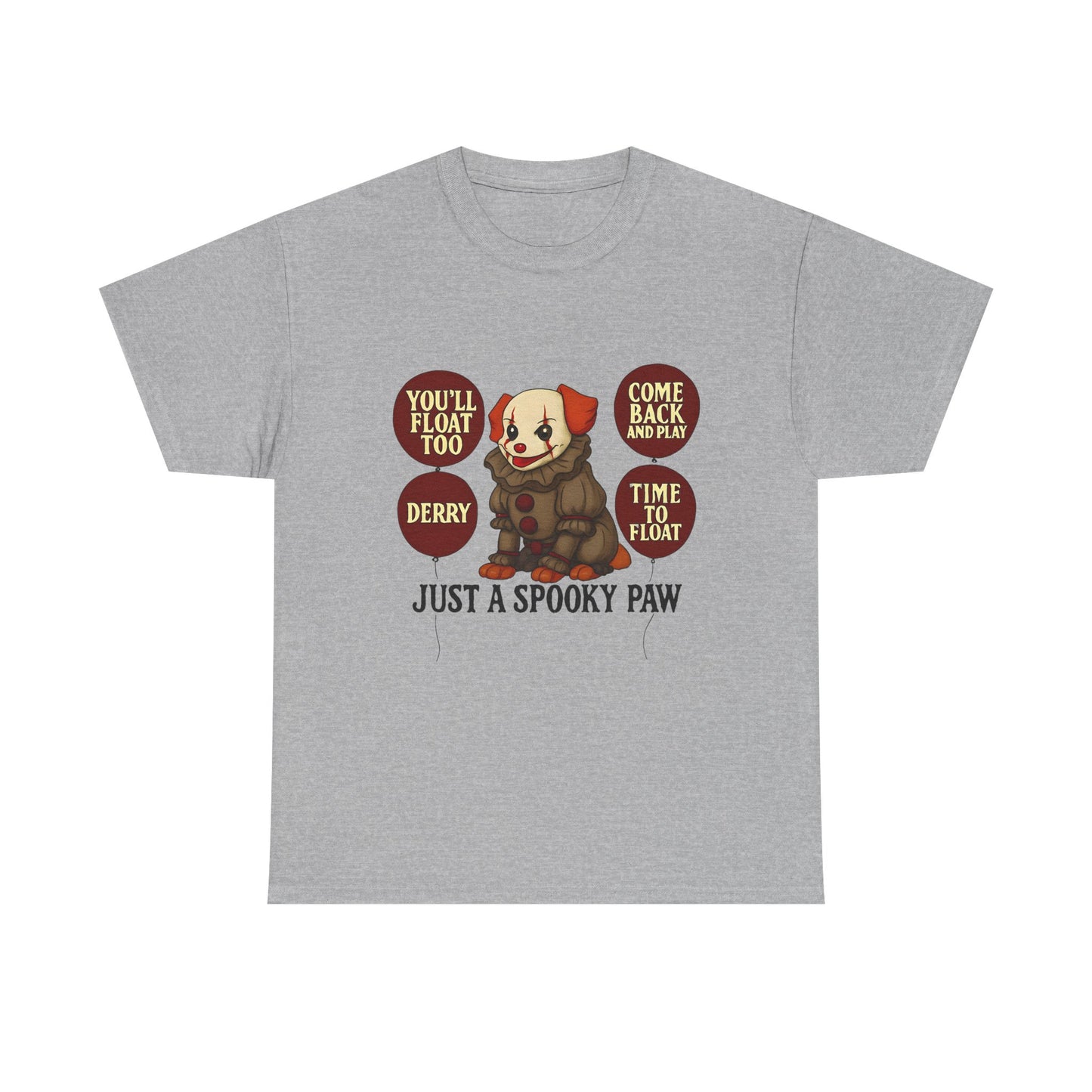 Spooky Dog Tee Clown Pup Pennywise
