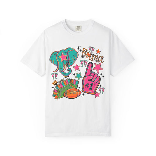 Preppy Neon Elephant Fan T-Shirt