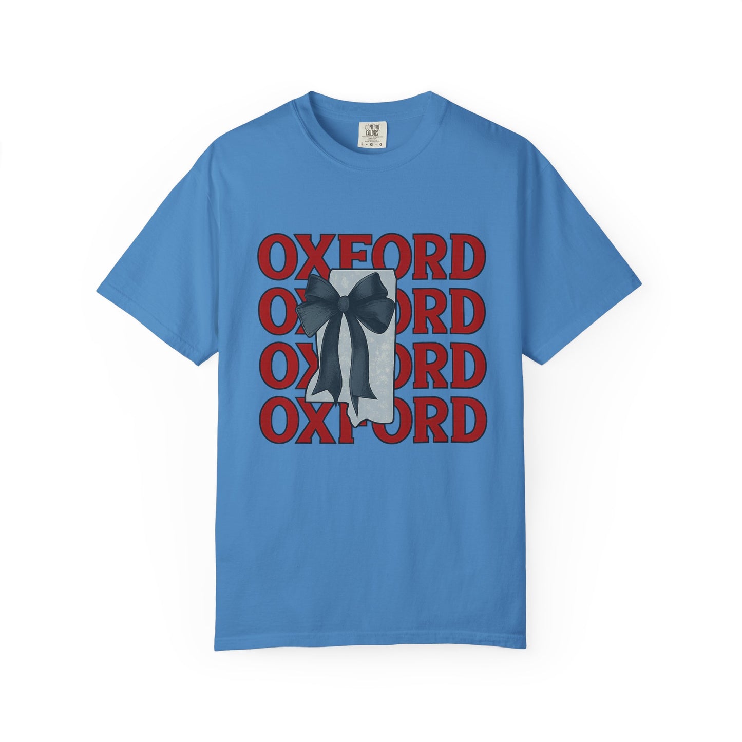 Oxford Bow Graphic Tee, Casual Unisex T-shirt, Gift for Students, College Apparel, Trendy Fashion Top, Birthday Gift