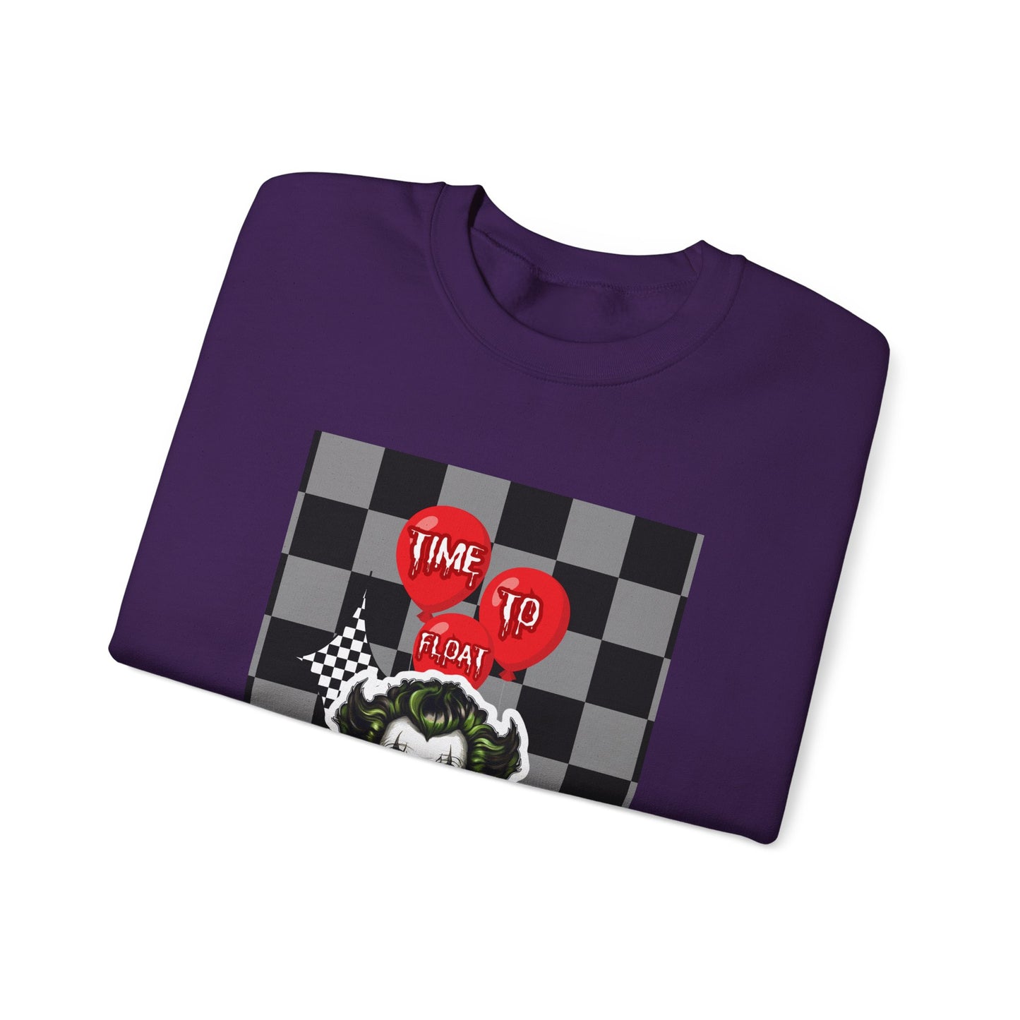 Horror Fan Crewneck Sweatshirt - Time To Float, Love It Or Leave It