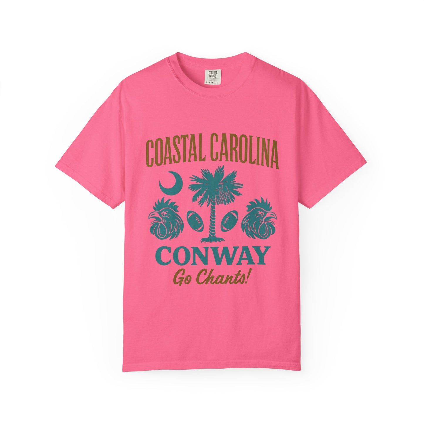 Go Chants T-Shirt, Unisex Garment-Dyed Tee, Beachwear, College Apparel, Summer Vibes