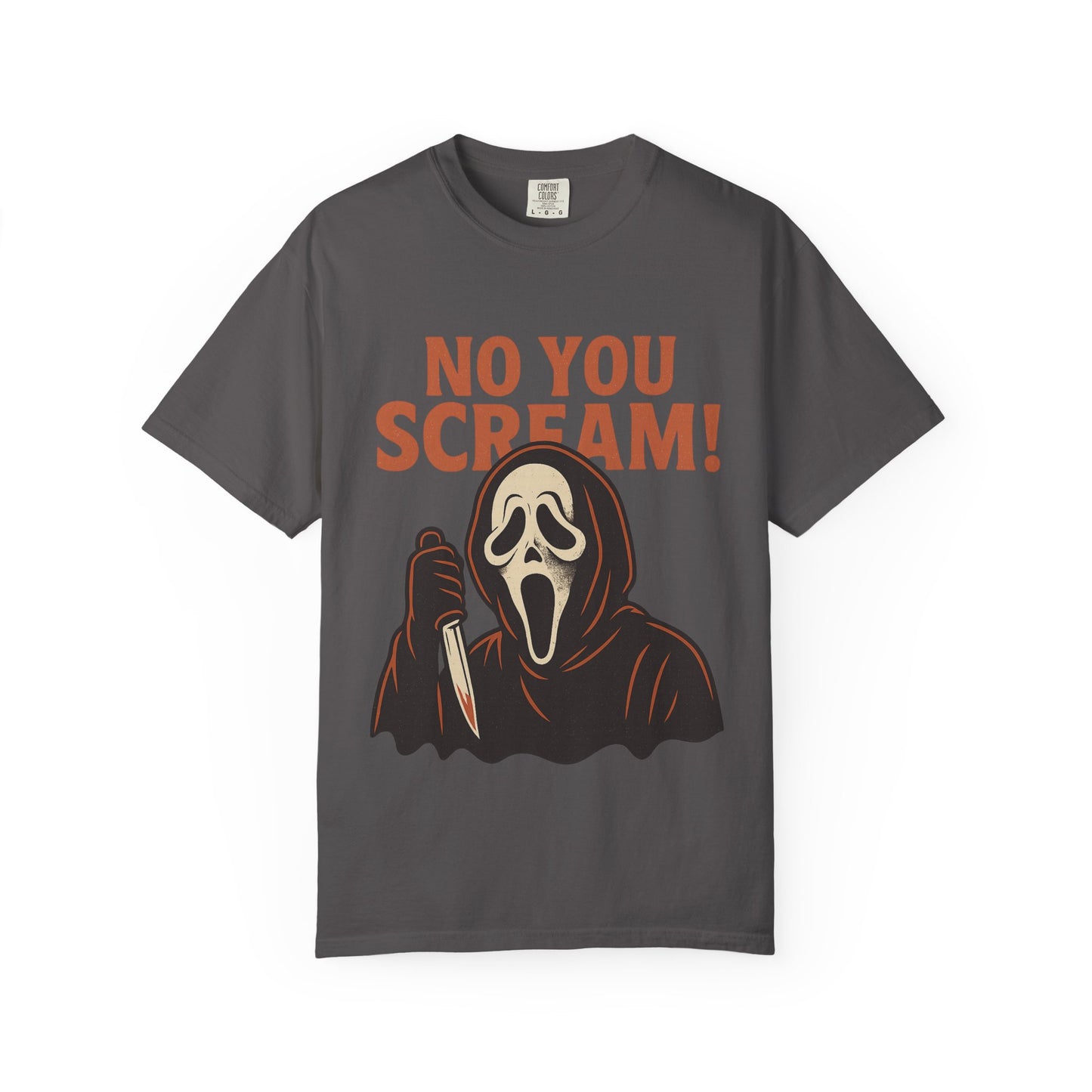 Unisex Horror-Themed T-shirt | Fun Scream Design for Halloween, Costume Parties, Movie Nights, Gift for Horror Fans