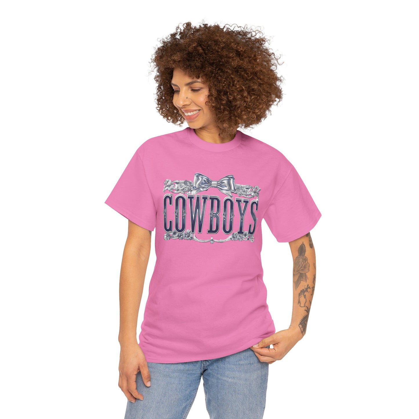 Cowboys Graphic Tee, Unisex Heavy Cotton Tee, Western Wear, Country Music Shirt, Rodeo Style T-Shirt, Gift for Cowboy Fans