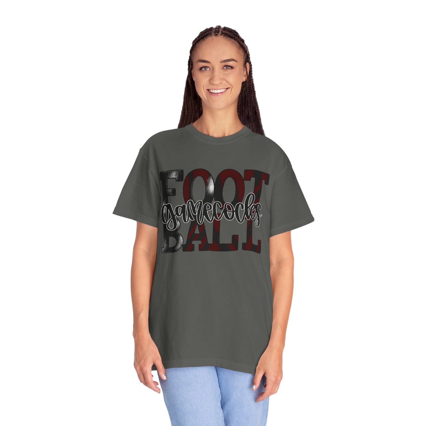 Game Day Football Tee - Unisex Garment-Dyed T-shirt for Fans
