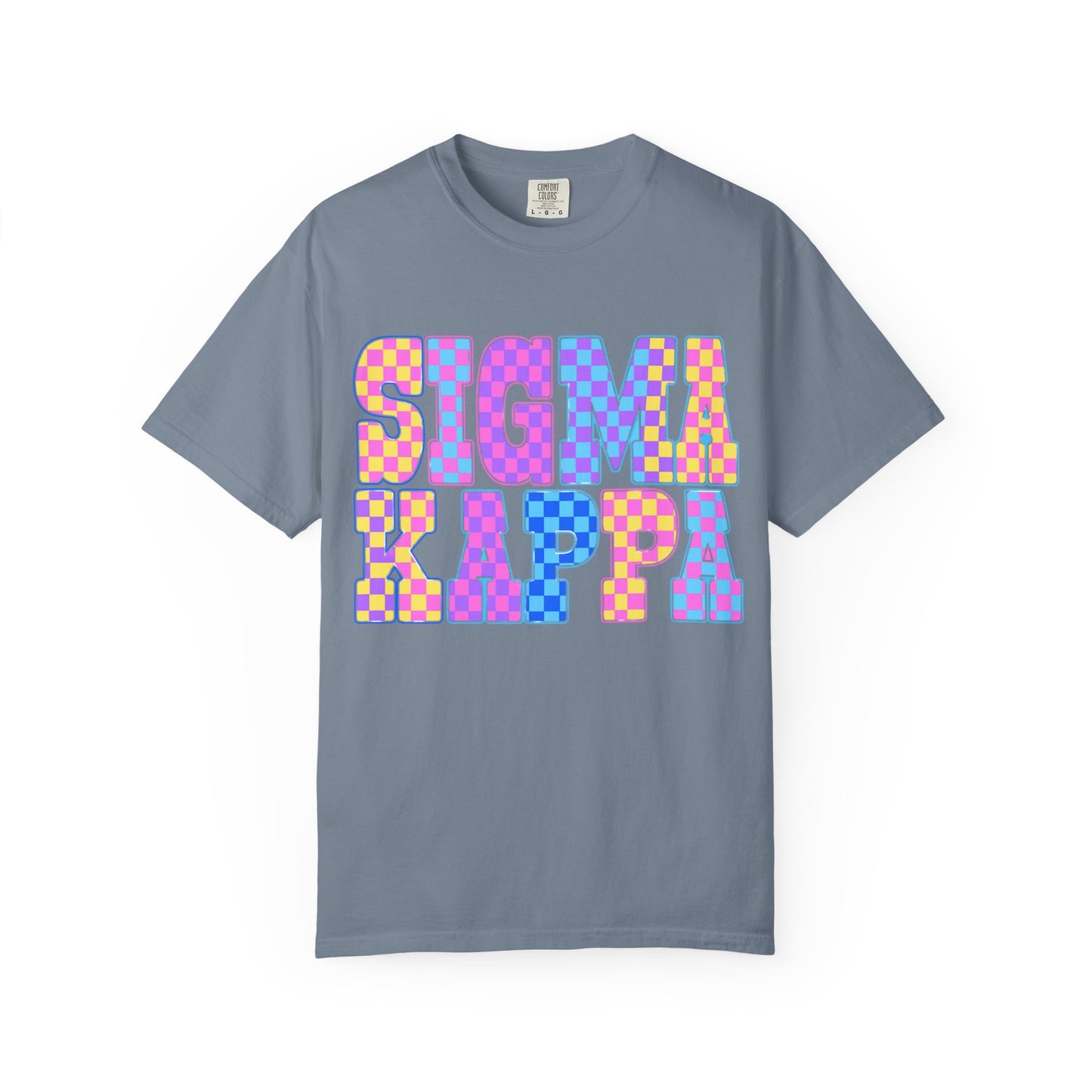 Colorful SigmaKappa T-Shirt - Unisex Garment-Dyed