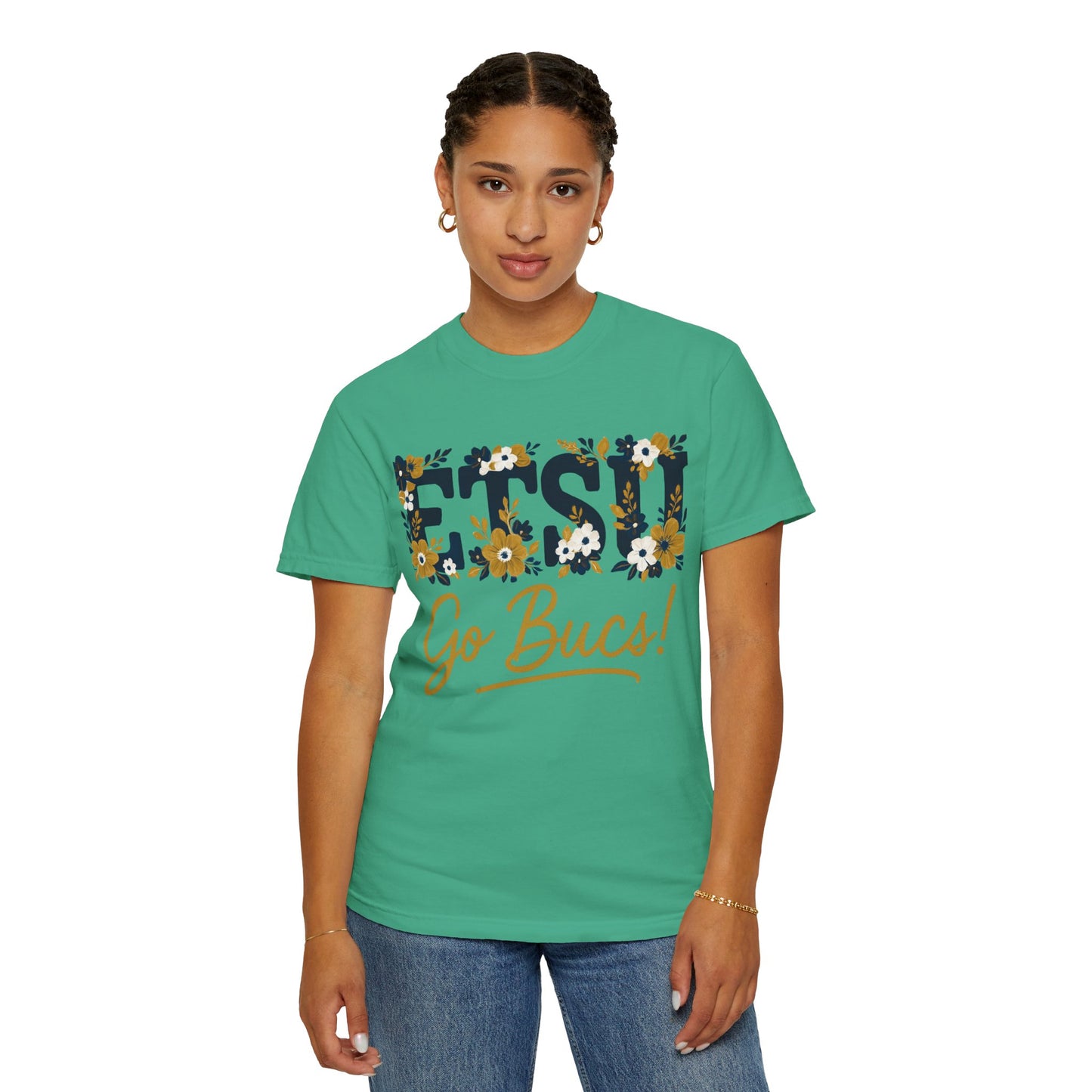 Floral Go Bucs Unisex T-shirt - College Apparel