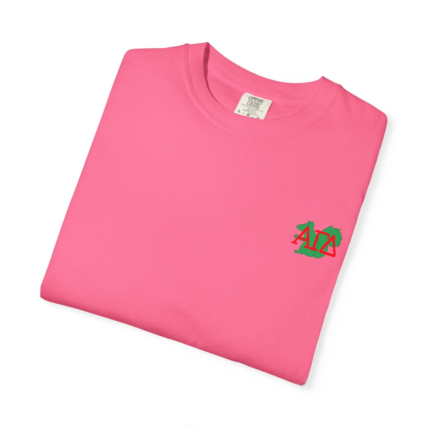 AGD Charming Sorority T-Shirt, Squirrel Design, Unisex Apparel, Perfect Gift, Casual Wear, College Life, Greek Life, Fraternity Events