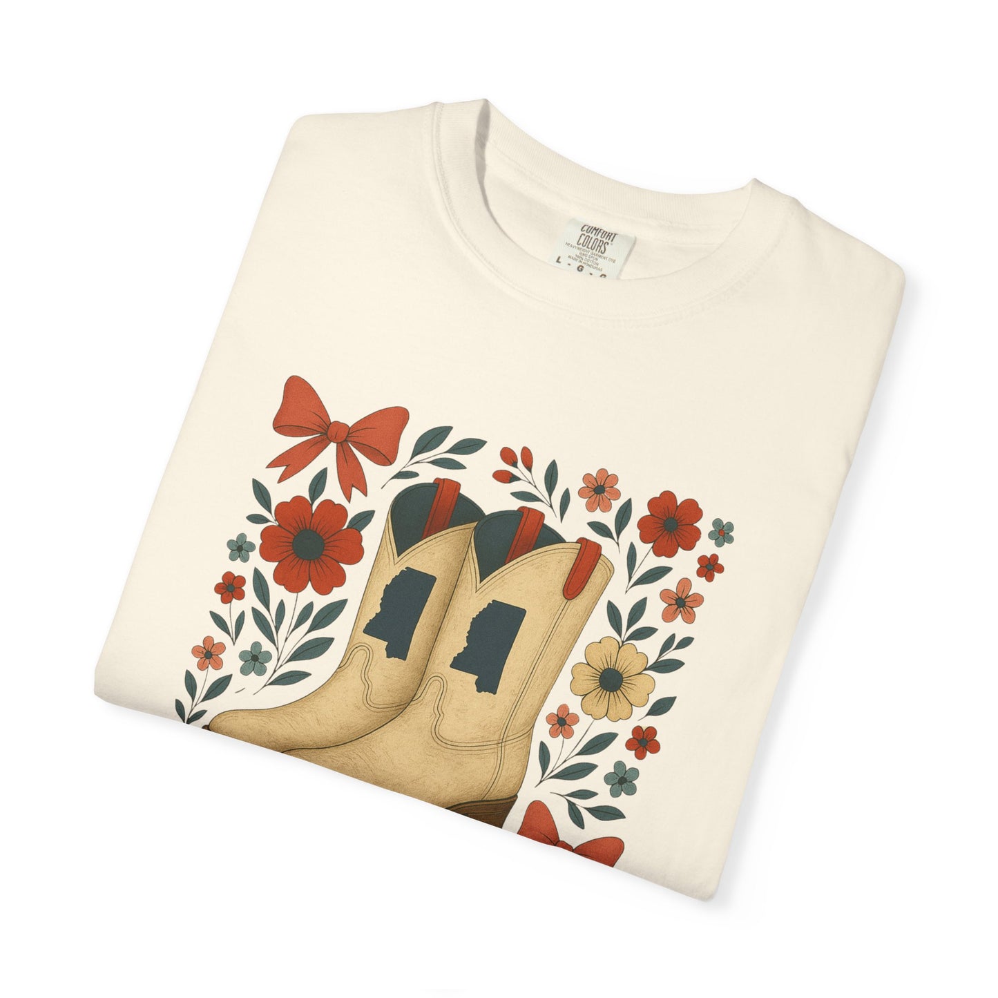 Mississippi Coquette Bow Unisex Tee - Ole Miss Fan Gift