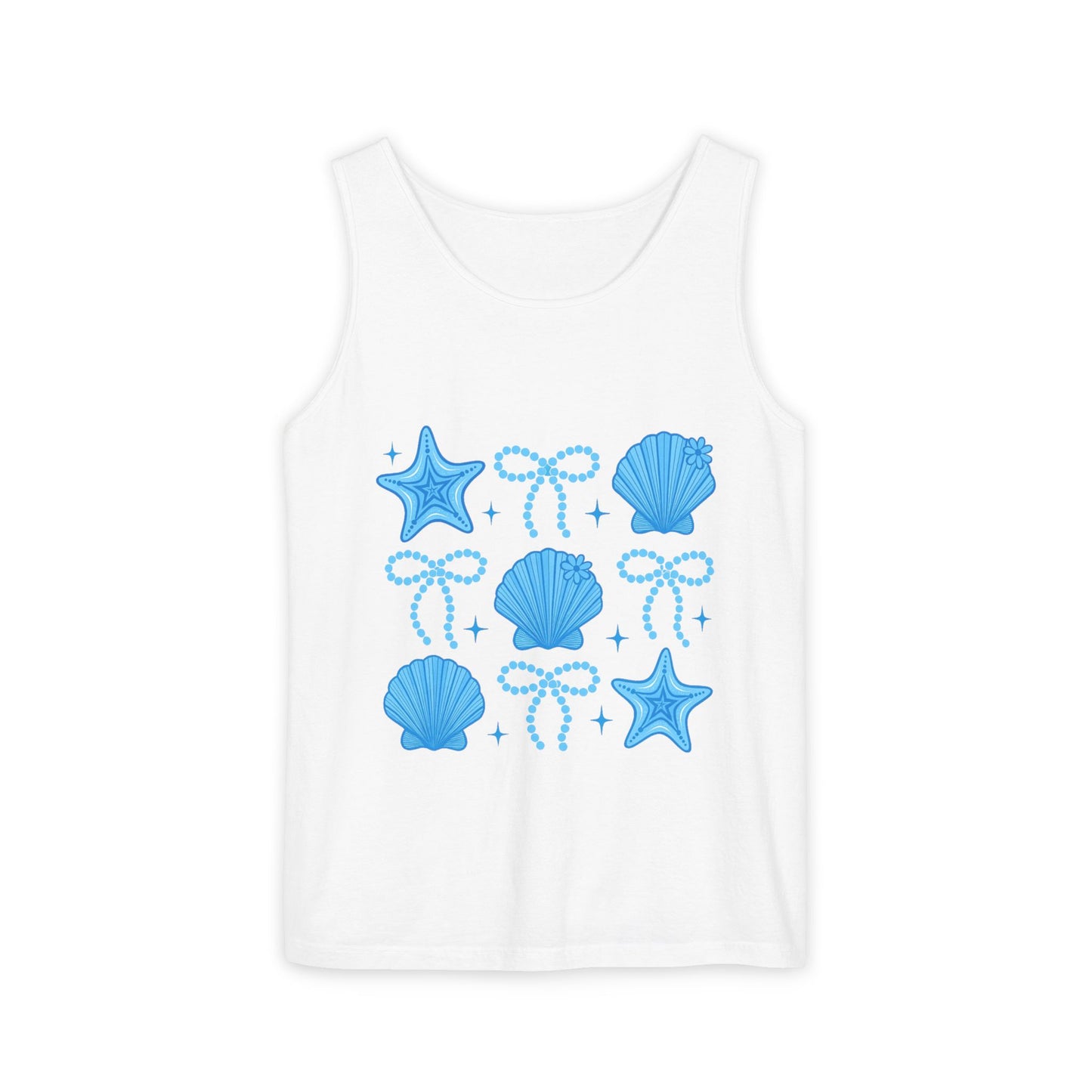 Pearls & Shells Comfort Colors Tank Top