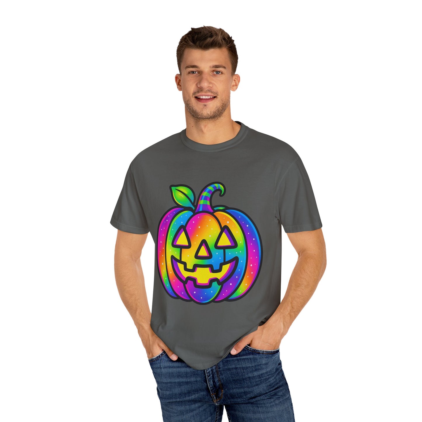 Colorful Pumpkin T-shirt for Halloween