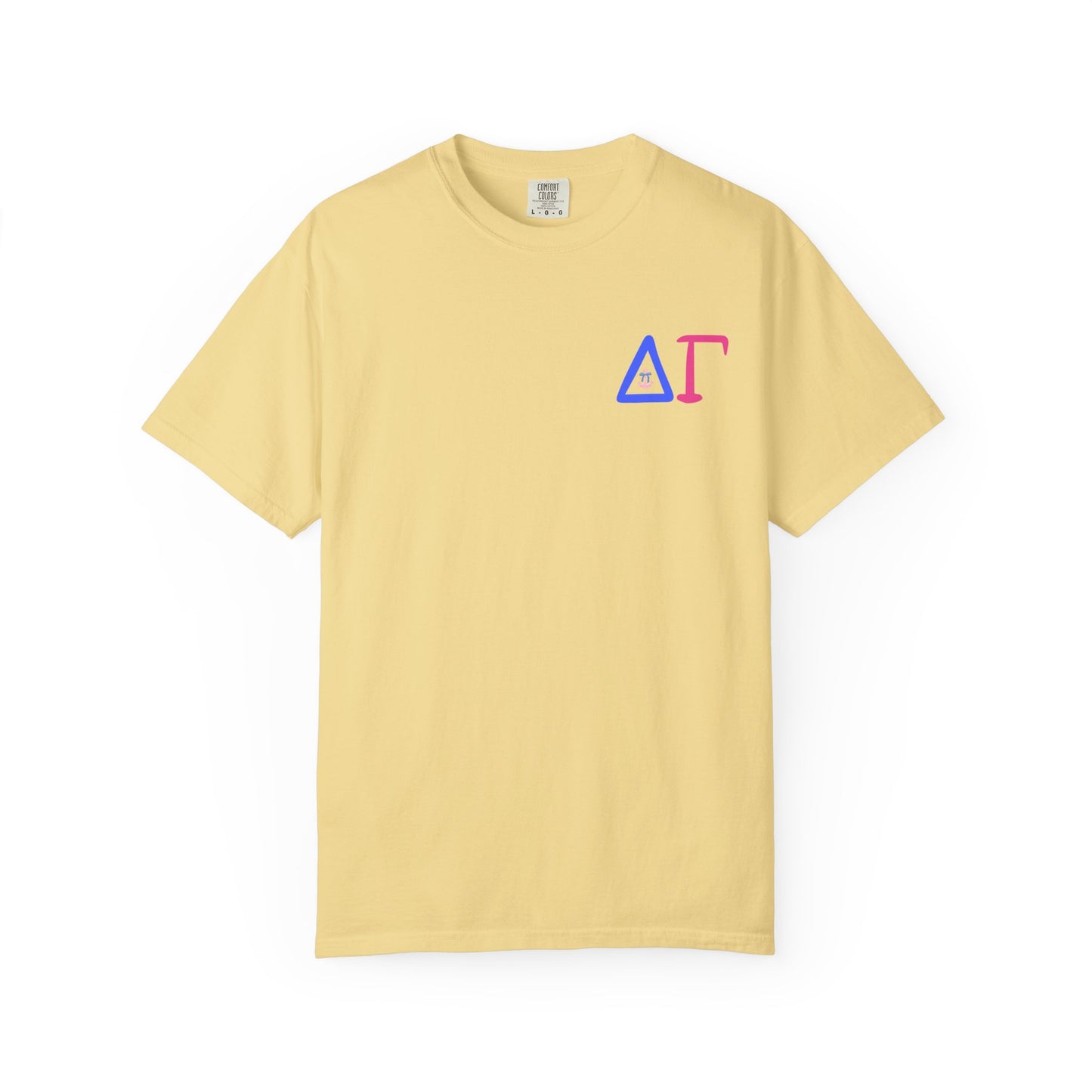 Delta Gamma Unisex Garment-Dyed T-Shirt, Sorority Pride Shirt, Nautical Design Tee, Perfect for Recruitment and Celebrations, Gift Idea