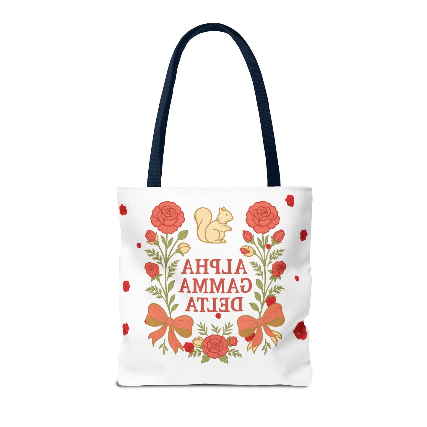 Floral Tote Bag | Alpha Gamma Delta Collection | Perfect for Sorority Events & Graduates