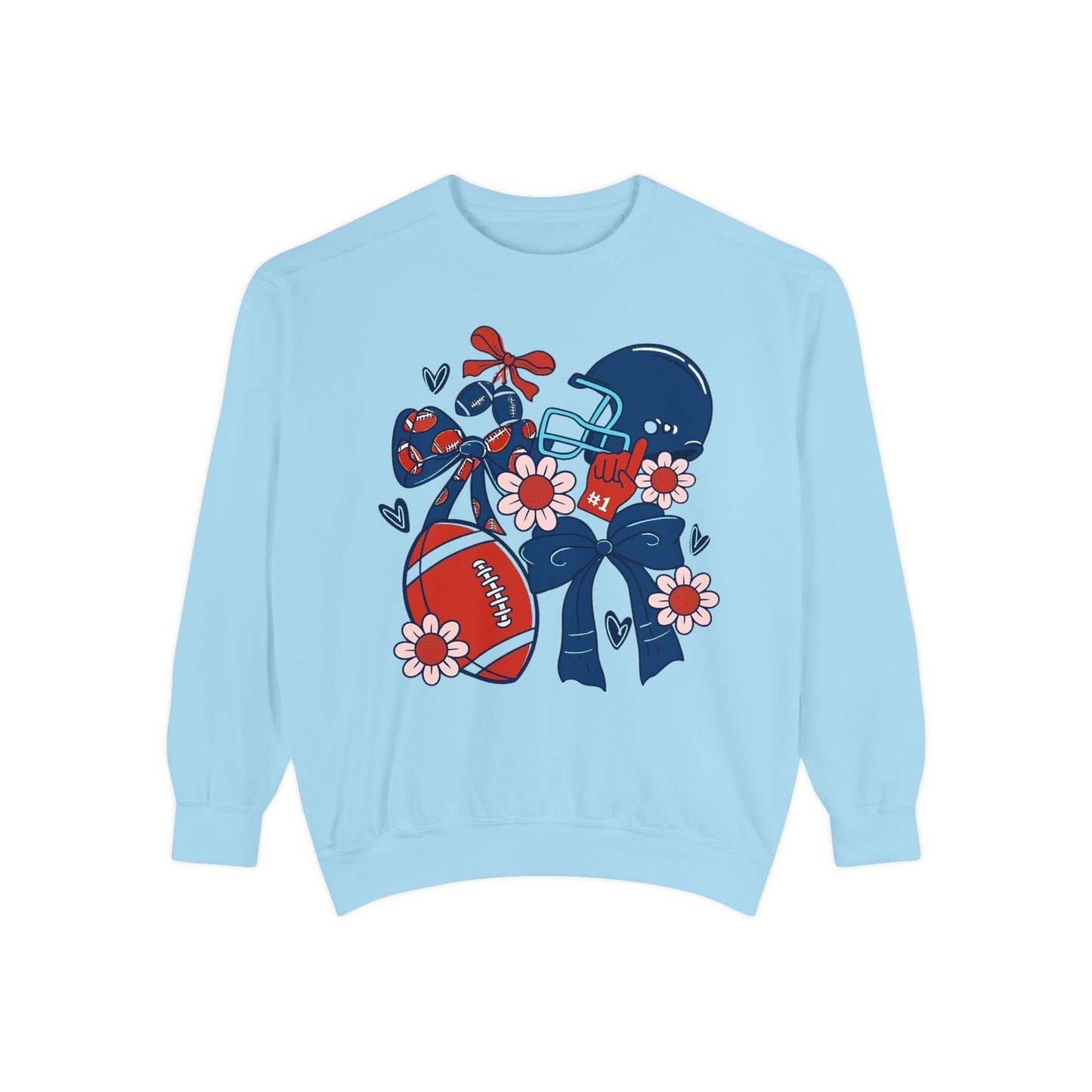 Football Game Day Unisex Sweatshirt - Comfort Colors