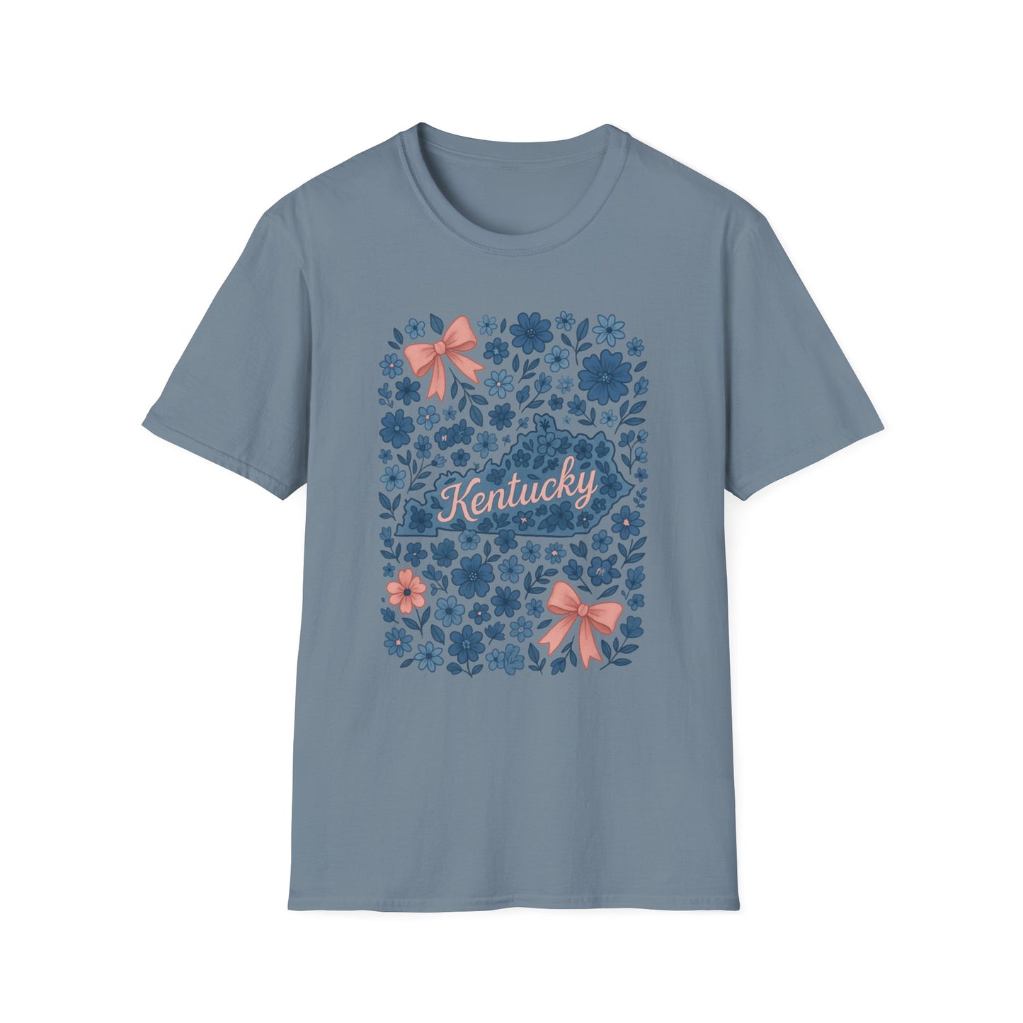 Kentucky Floral Unisex T-Shirt, Kentucky Shirt, Southern Pride Tee, Spring Fashion Top, Gift for Her, Casual Wear