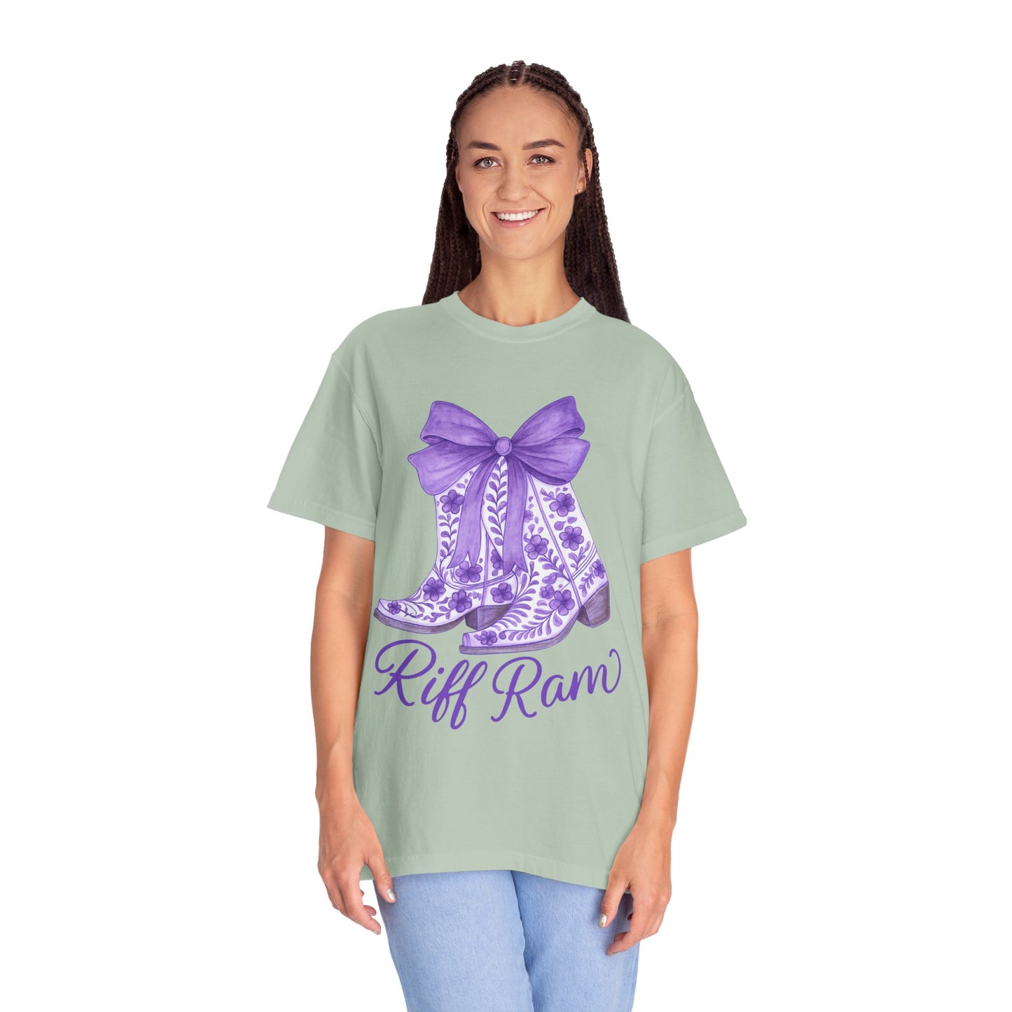 Purple Cowboy Boots T-Shirt | Western Style Tee, Festival Wear, Country Music Shirt, Gift for Horse Lovers, Casual Chic