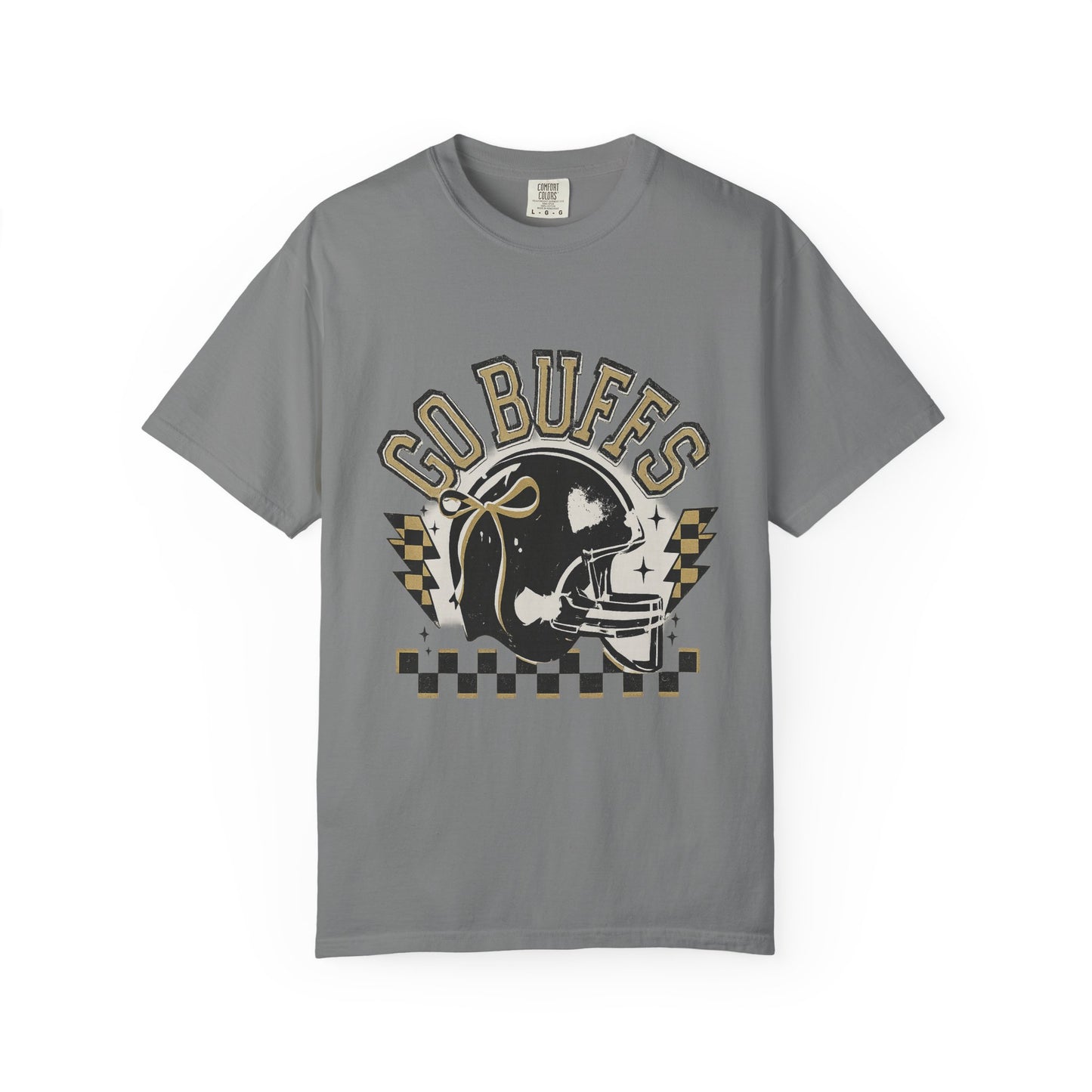 Vintage Sports Fan T-Shirt - Go Buffs Graphic Tee