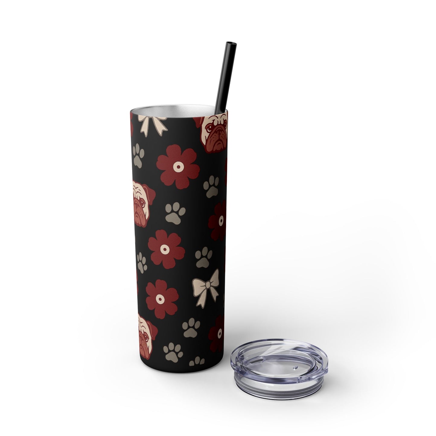 MS Bulldogs Skinny Tumbler, Graduation Gift, Mississippi Game Day, Go Dogs, Starkville, MS.