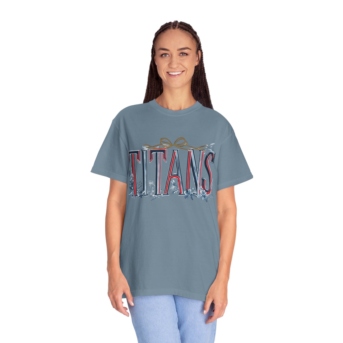 Floral Titans Garment-Dyed T-Shirt