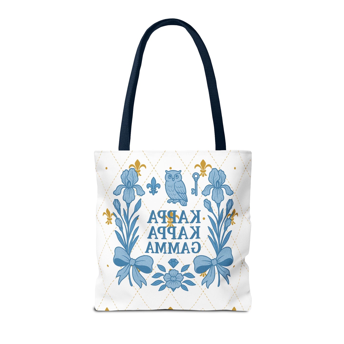 Floral KKG Sorority Tote Bag | College Student Gift, Event Tote