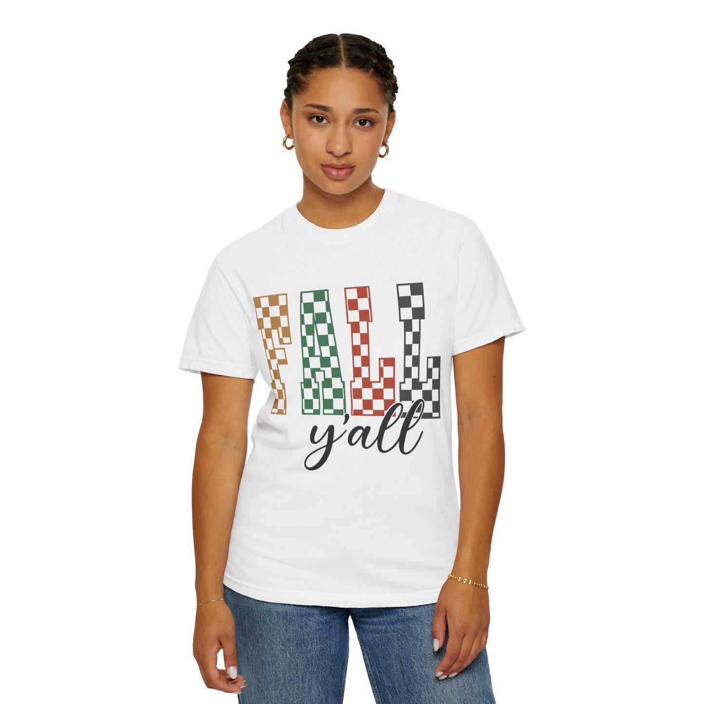 Fall Y'all Unisex T-shirt - Cozy Autumn Apparel for Thanksgiving & Harvest Season