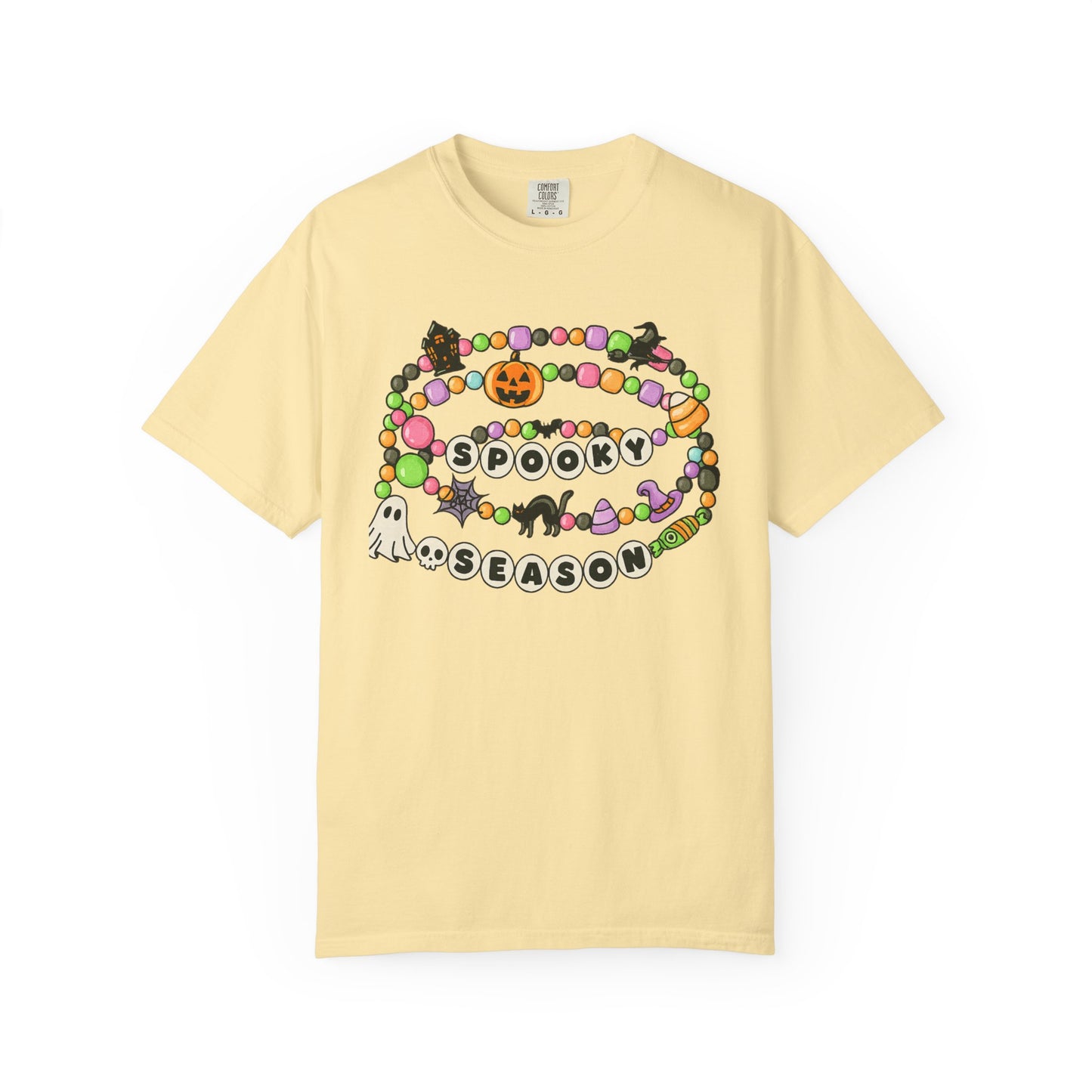 Spooky Season Friendship Bracelet T-shirt | Halloween Fun, Unisex Tee