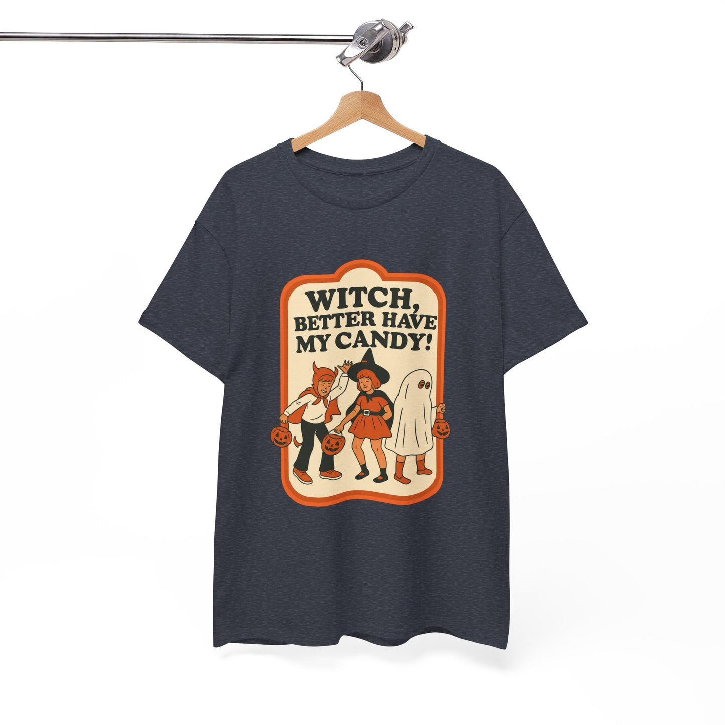 Halloween Witch Candy Tee - Unisex Cotton Shirt