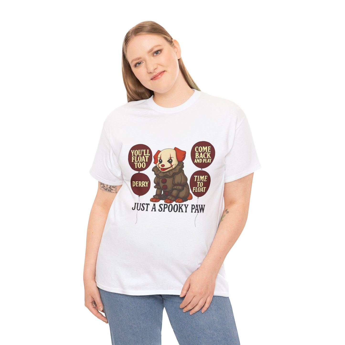 Spooky Dog Tee Clown Pup Pennywise