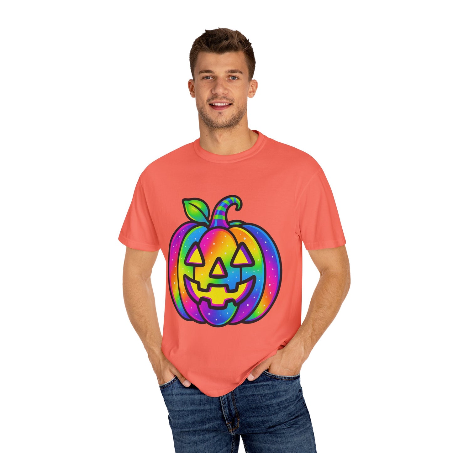 Colorful Pumpkin T-shirt for Halloween