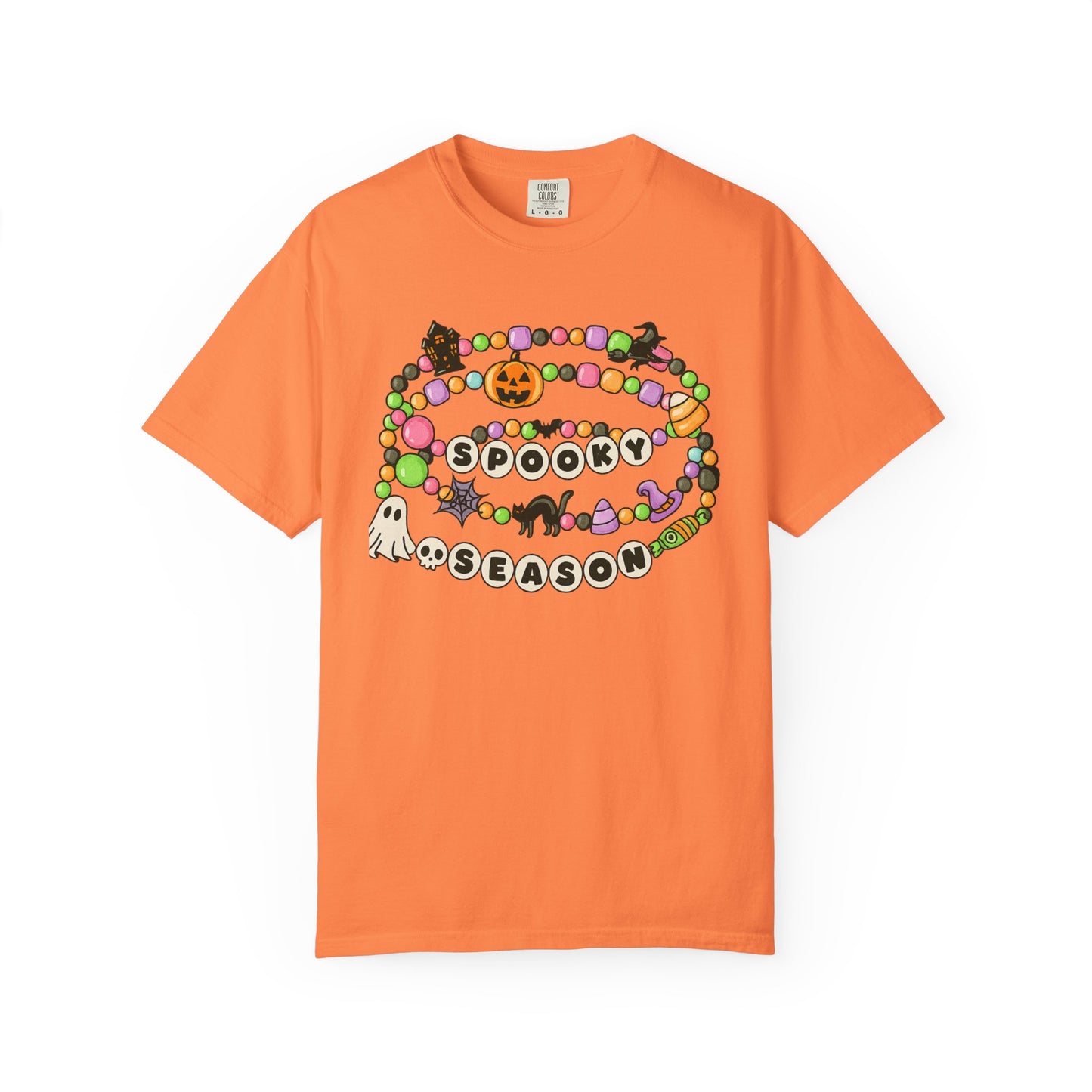 Spooky Season Friendship Bracelet T-shirt | Halloween Fun, Unisex Tee