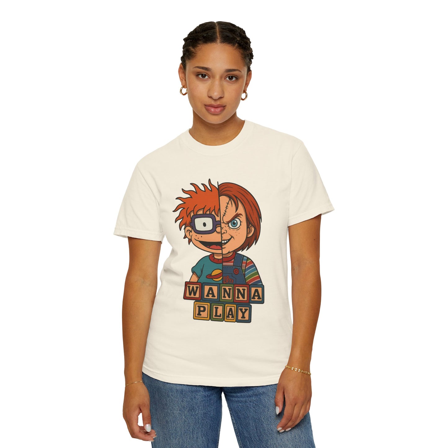 Two Faced Halloween Chucky-Inspired Unisex T-Shirt