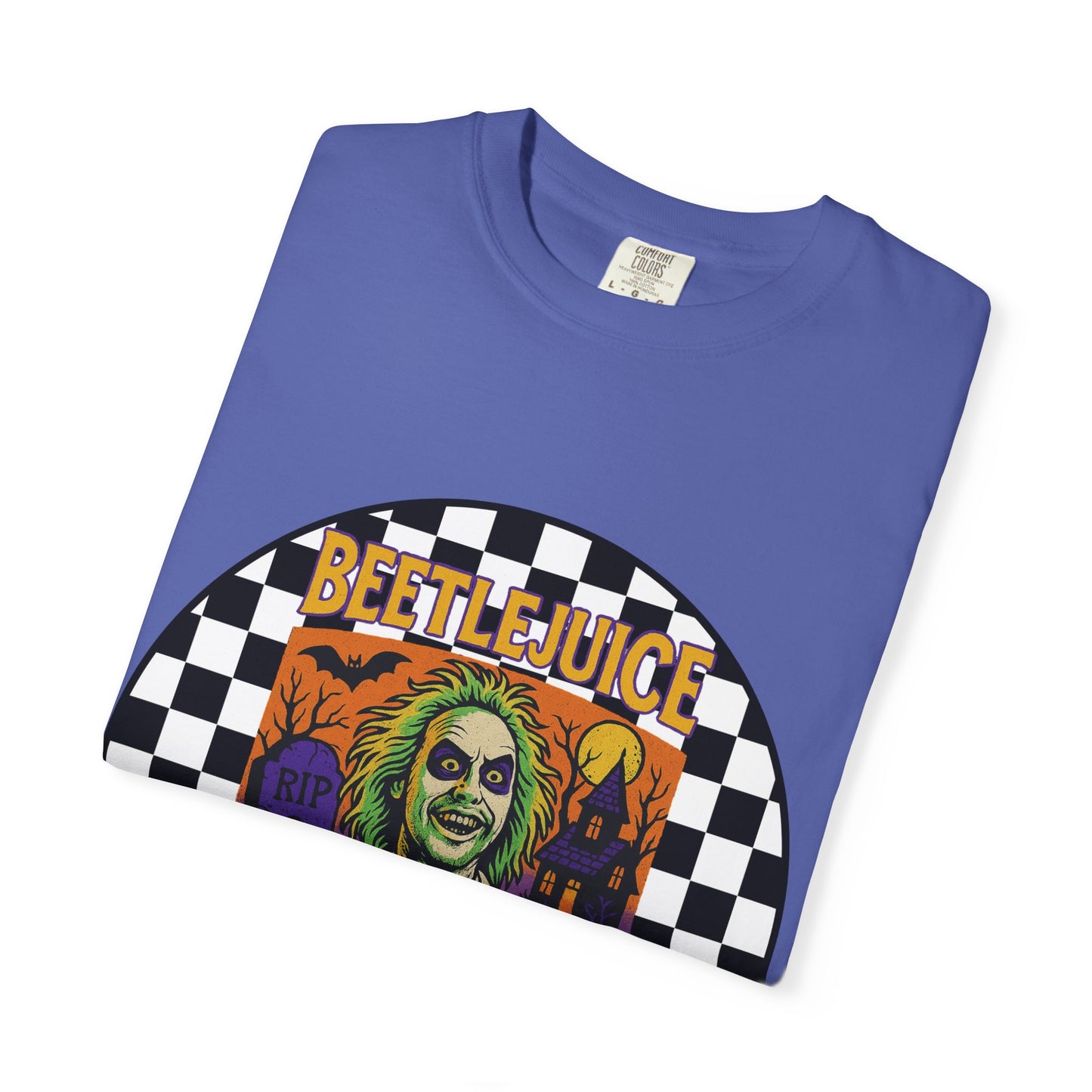 Beetlejuice Unisex T-shirt, Spooky Graphic Tee, Halloween Costume Shirt, Movie Fan Apparel, Eerie Clothing Gift
