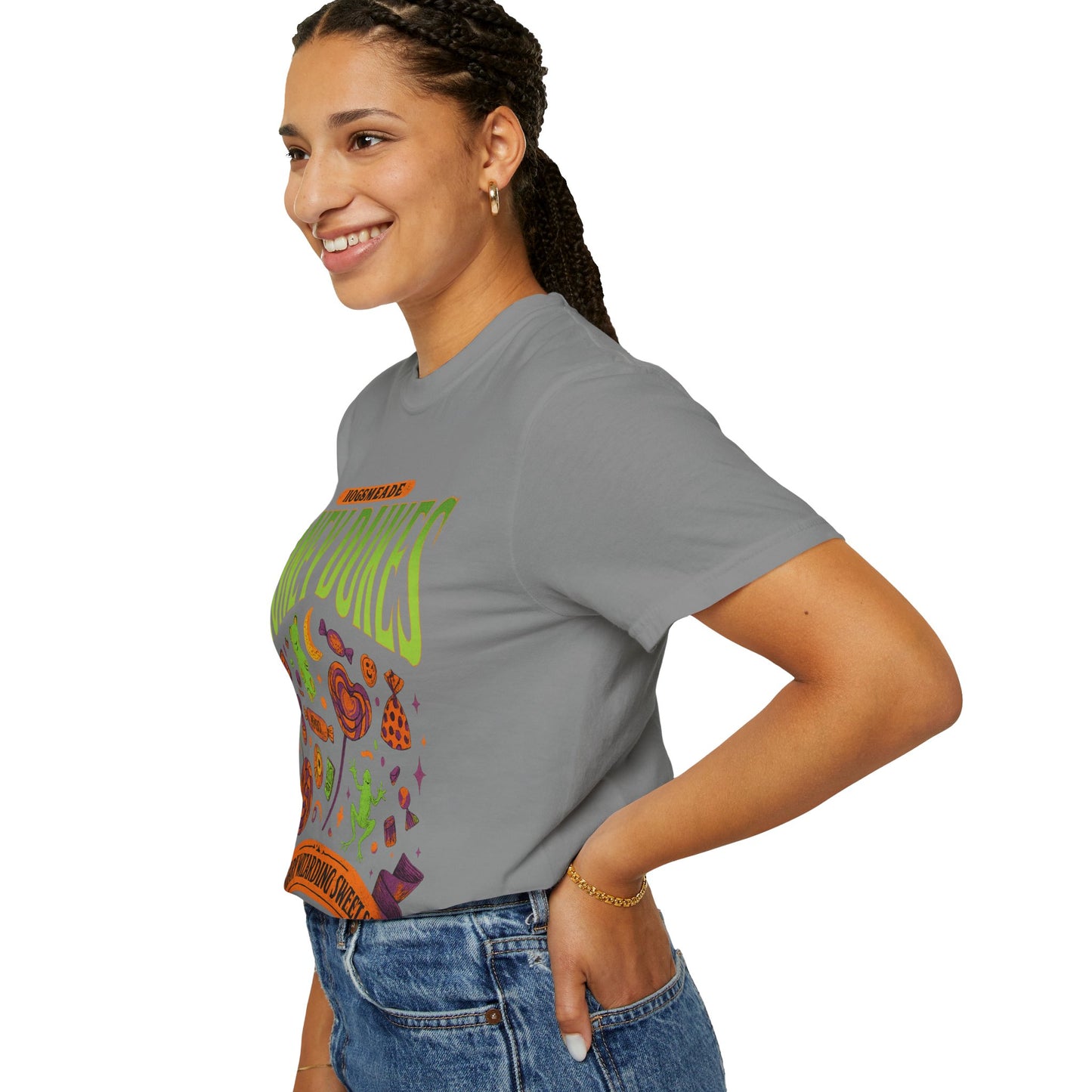 Honey Dukes Wizarding T-Shirt | Unisex Garment-Dyed Tee, Perfect for Fans, Gifts, Celebrations, Cosplay, and Everyday Wear