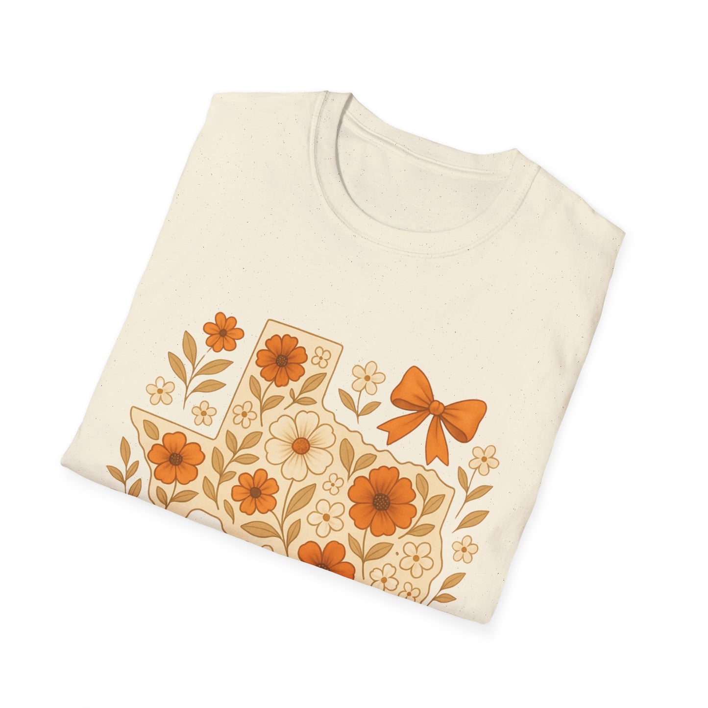 Texas Floral Unisex T-Shirt, Gift for Texans, Spring & Summer Wear, Festival Attire, Southern Charm Shirt