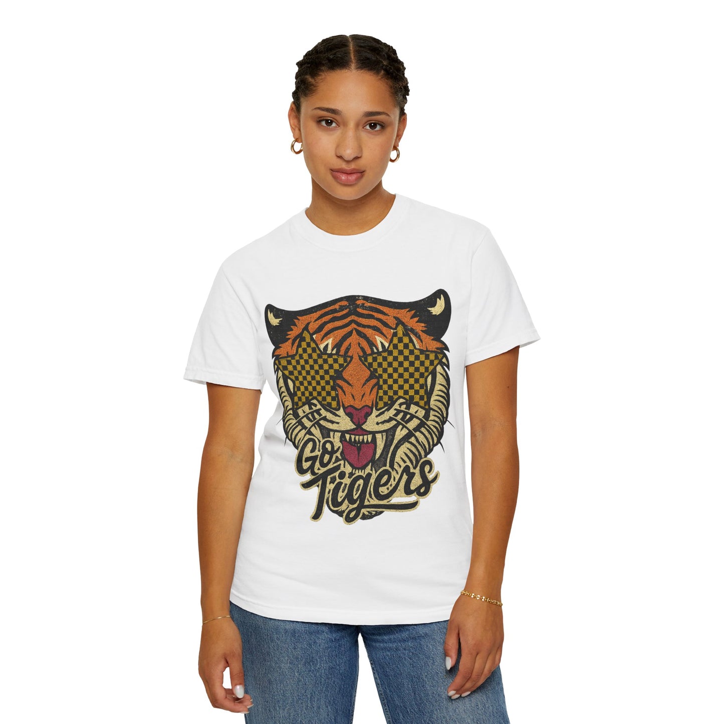 Bold Tiger Graphic Unisex T-Shirt - Go Tigers Design for Missouri Lovers