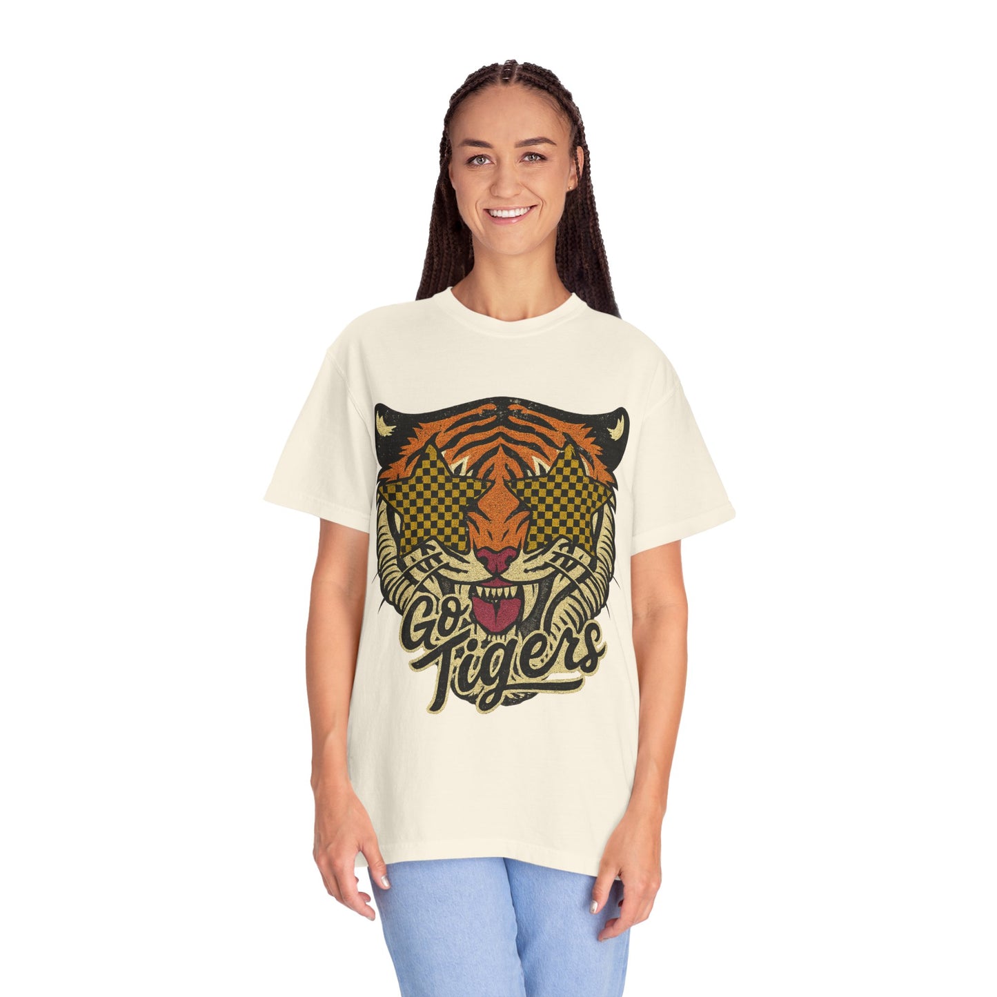 Bold Tiger Graphic Unisex T-Shirt - Go Tigers Design for Missouri Lovers