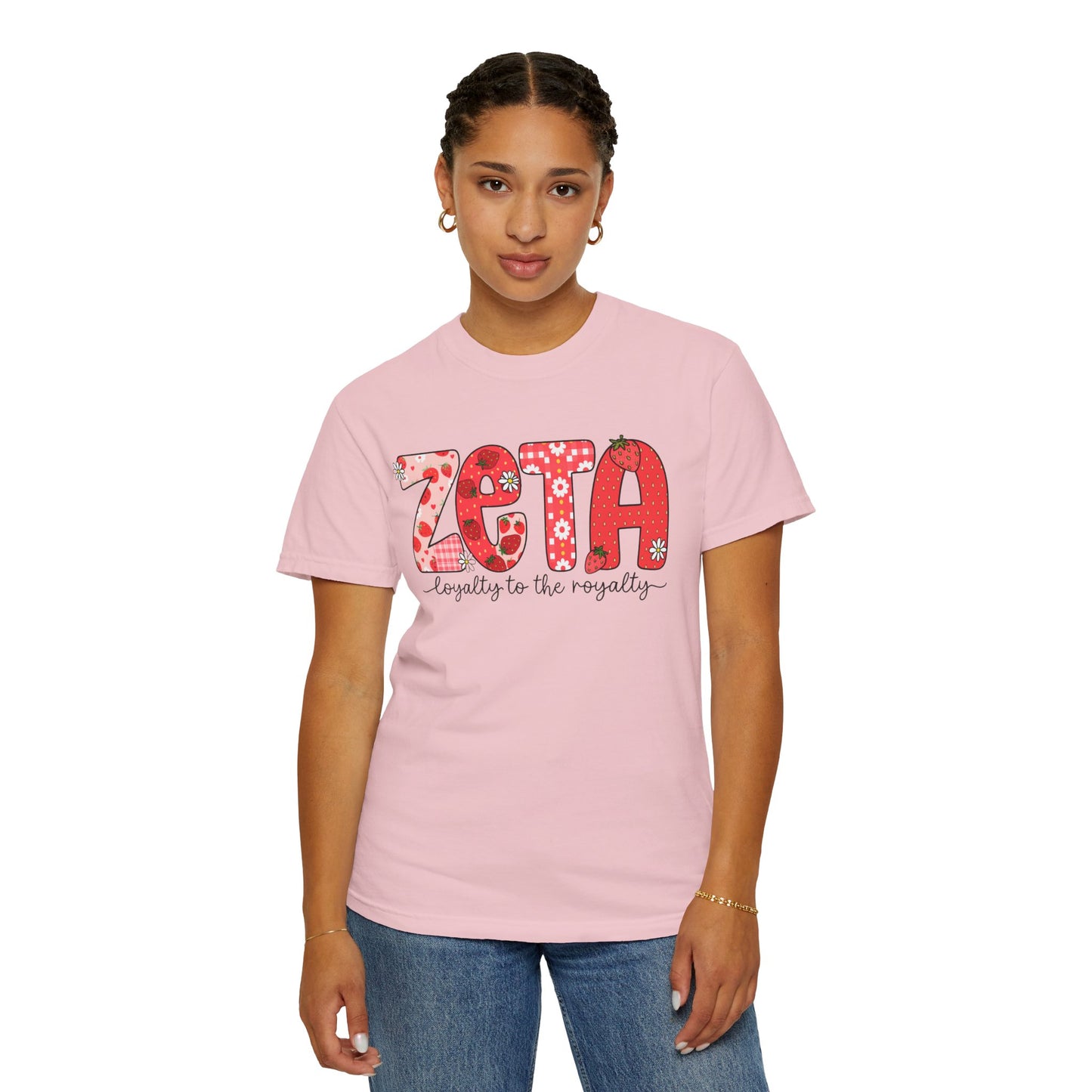 ZTALoyalty T-Shirt, Unisex Garment-Dyed Tee, Perfect for Sorority Events, Greek Life Apparel, Custom Festive Shirt, Everyday Casual Wear