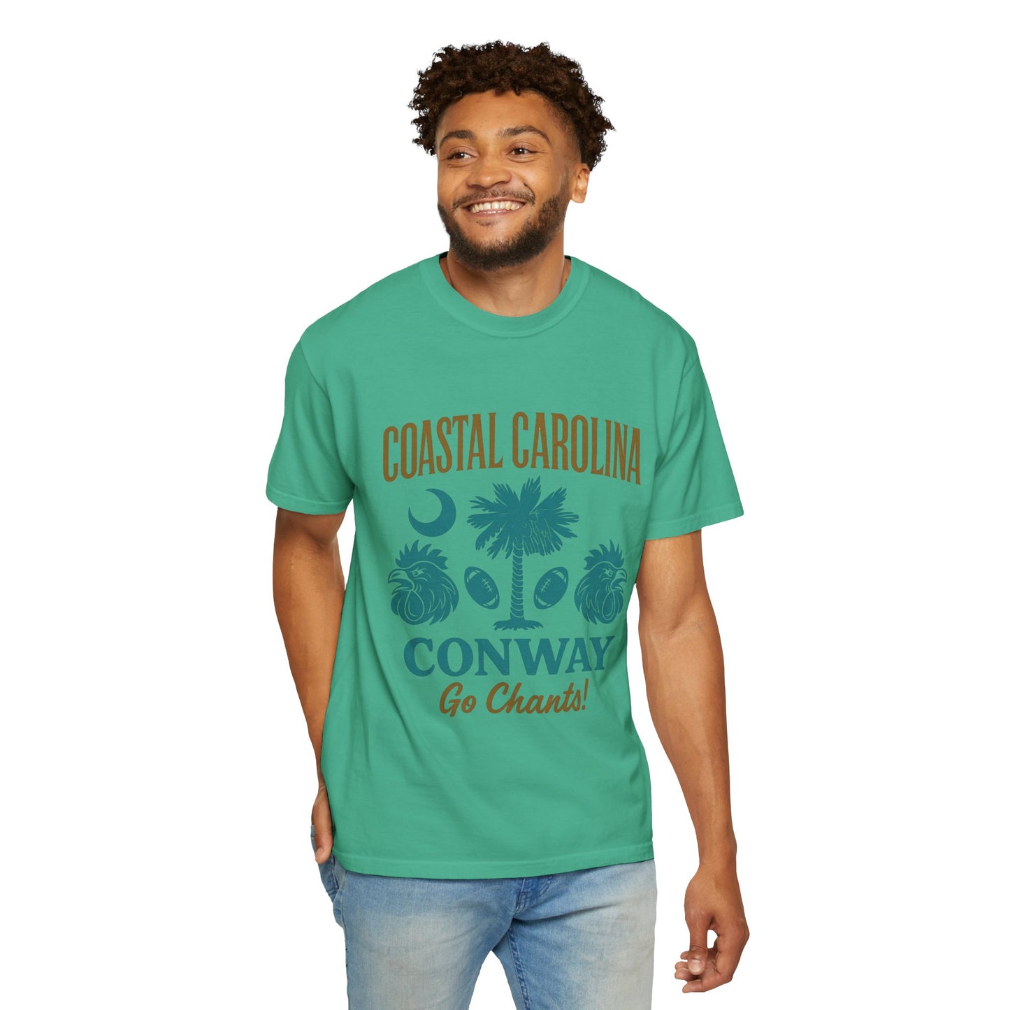 Go Chants T-Shirt, Unisex Garment-Dyed Tee, Beachwear, College Apparel, Summer Vibes